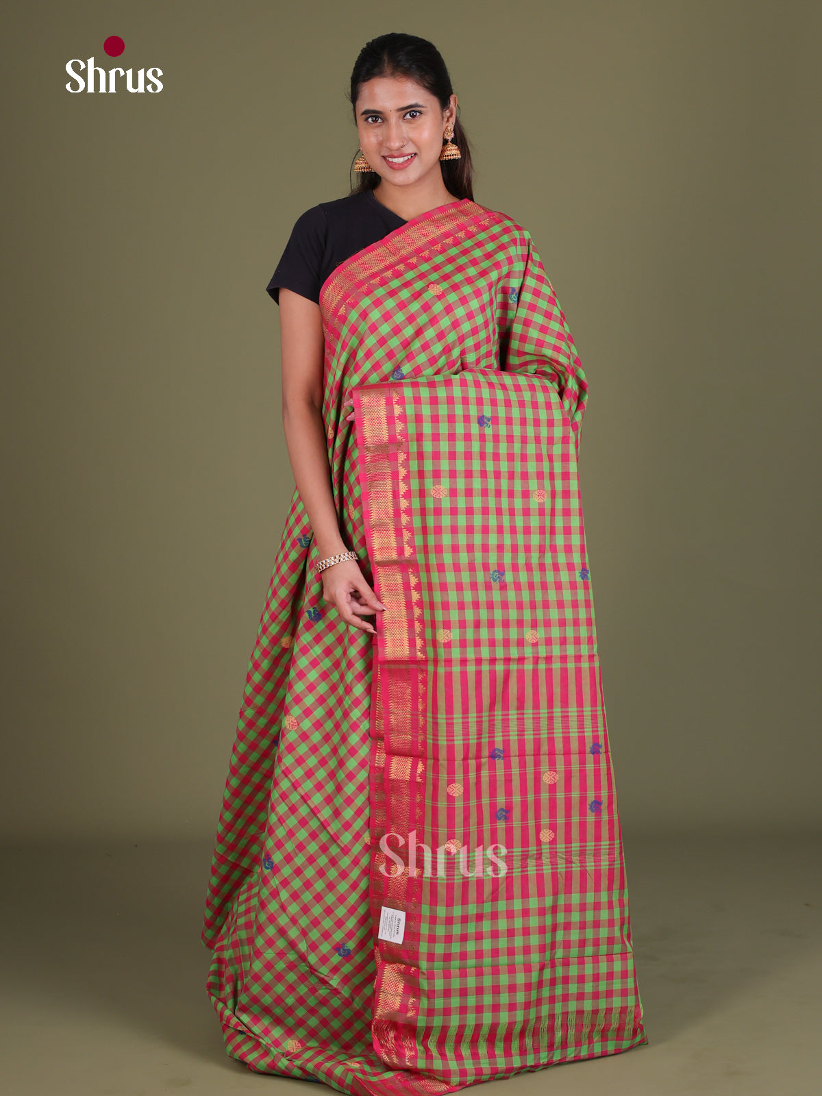 Chettinad Mix Cotton Saree - EES18139 - Shop on Shrus.com