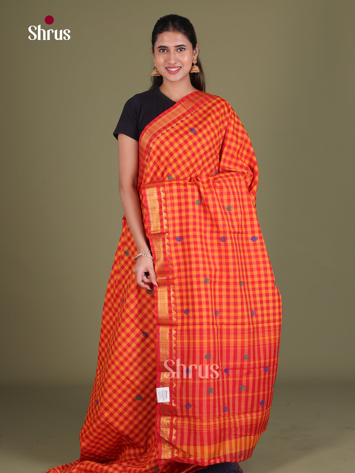 Chettinad Mix Cotton Saree - EES18141 - Shop on Shrus.com