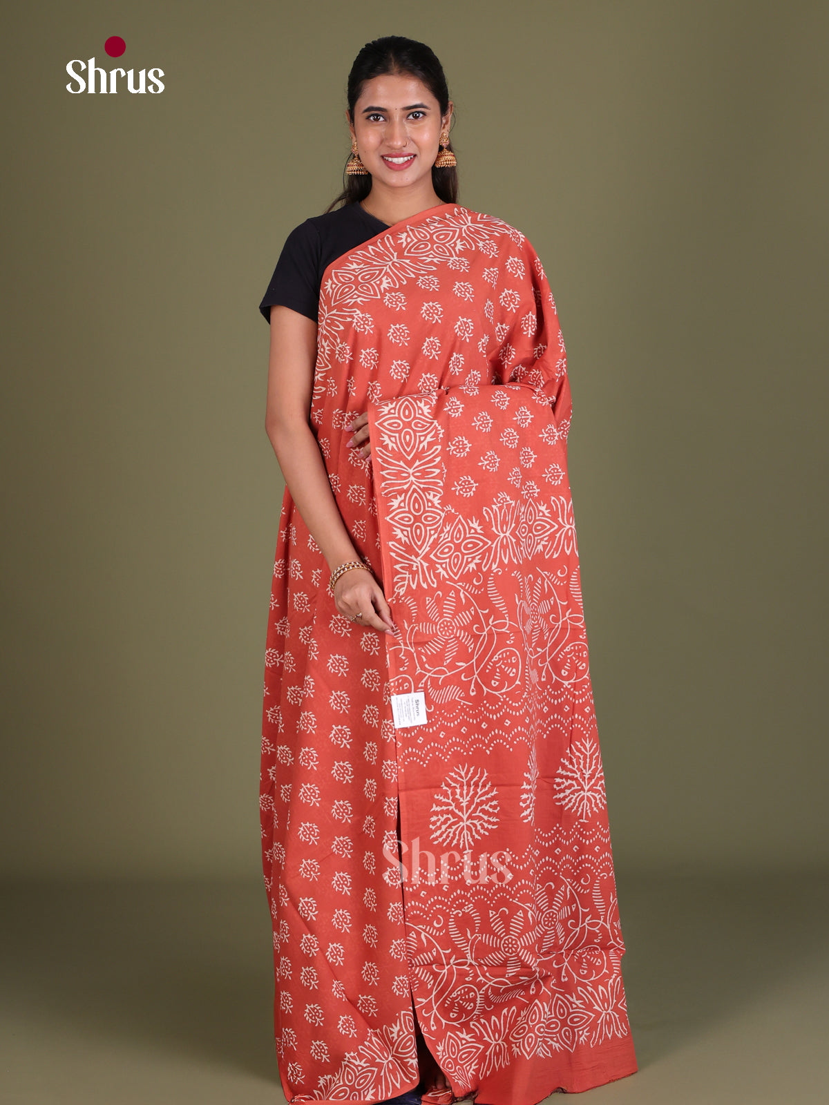 Jaipur cotton Saree - EES19006 - Shop on Shrus.com