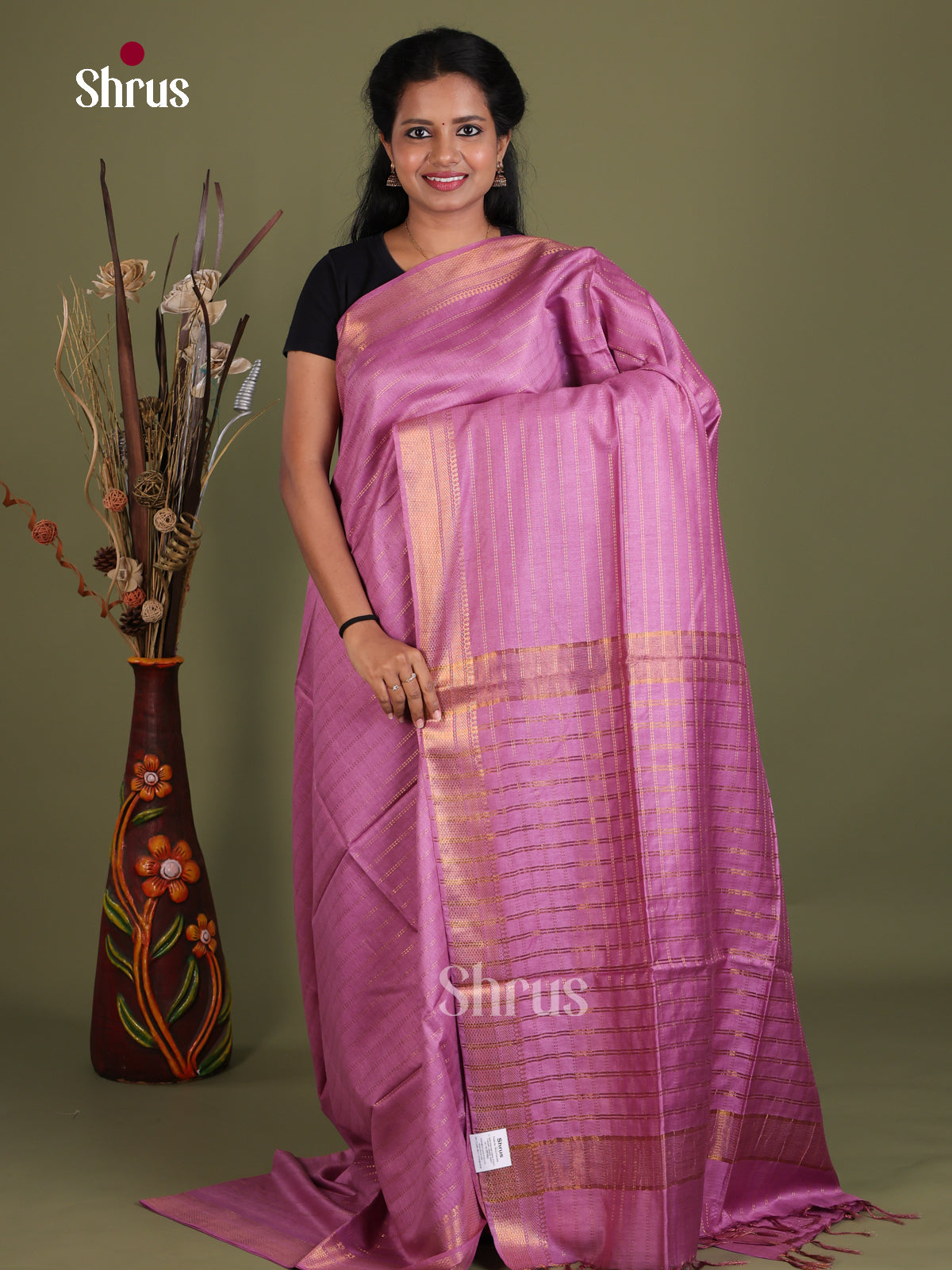 Semi Tussar Saree - EES21023