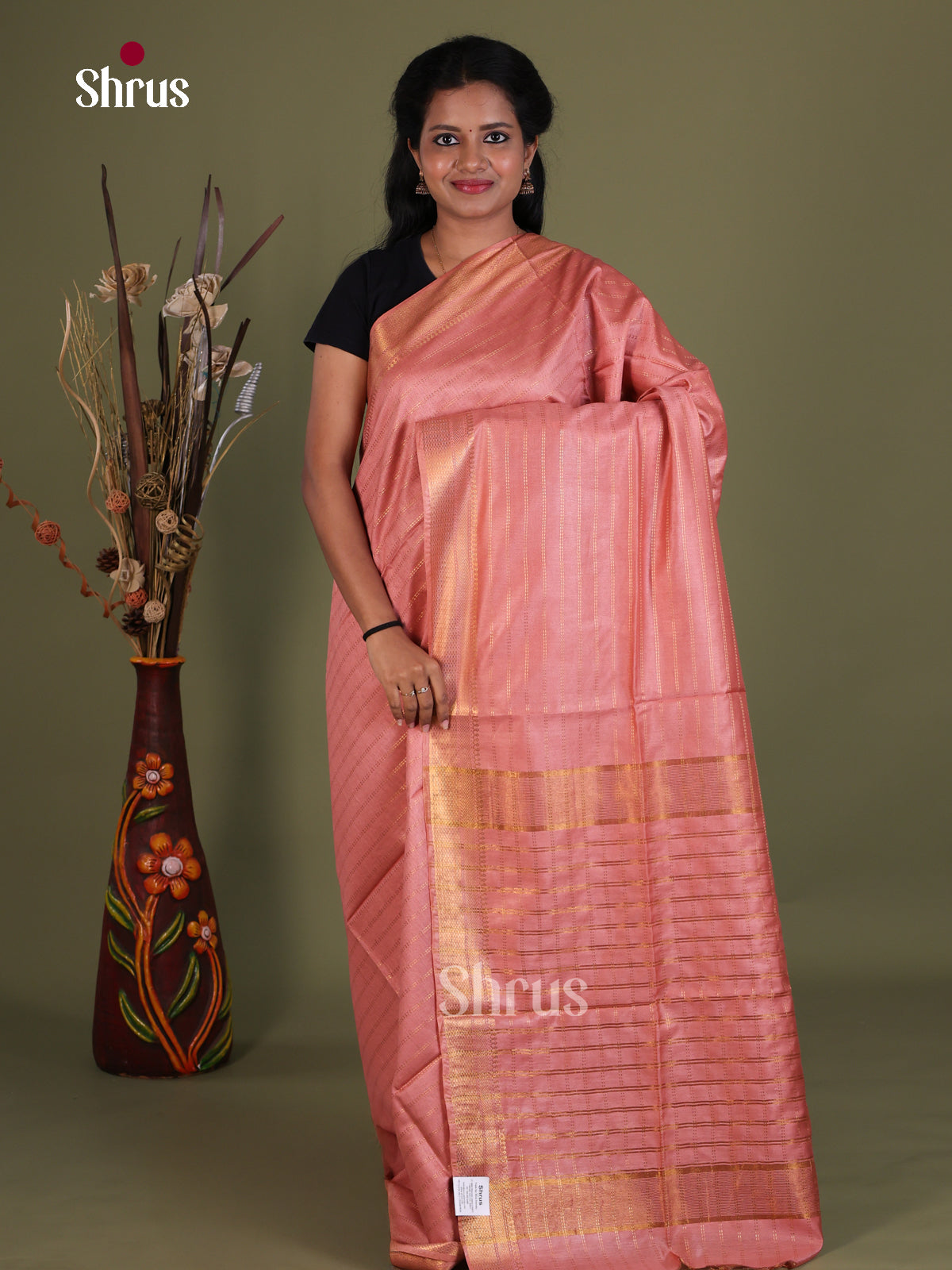 Semi Tussar Saree - EES21026