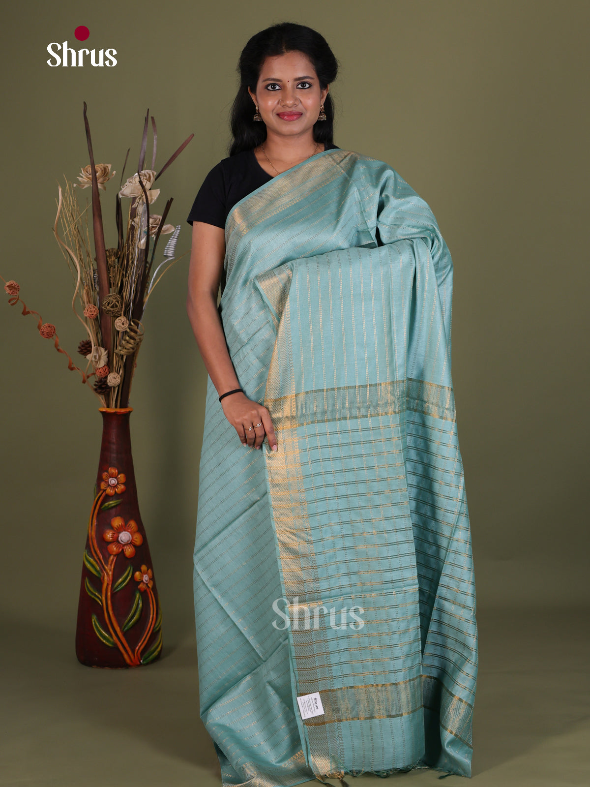 Semi Tussar Saree - EES21027