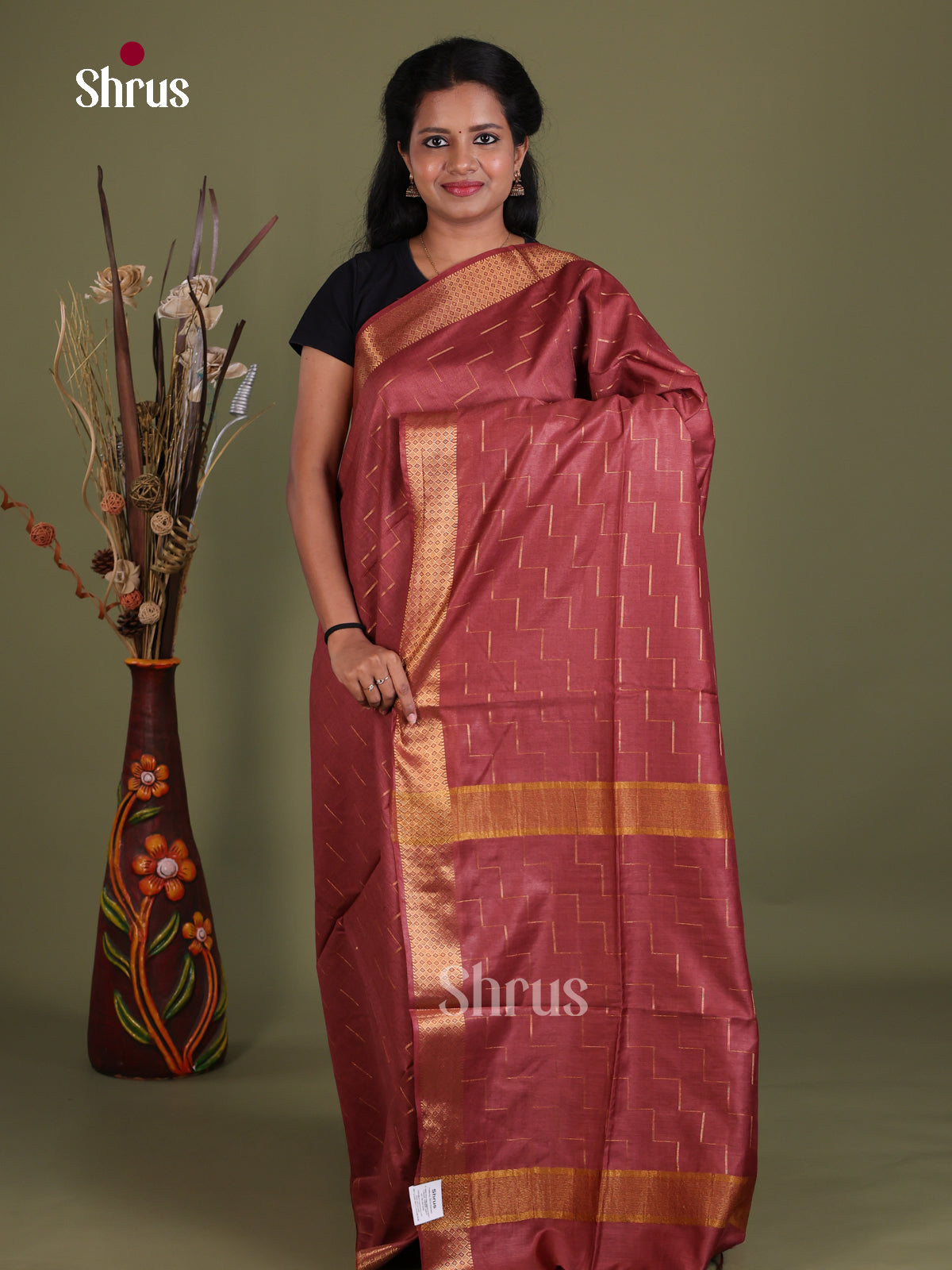 Semi Tussar Saree - EES21057