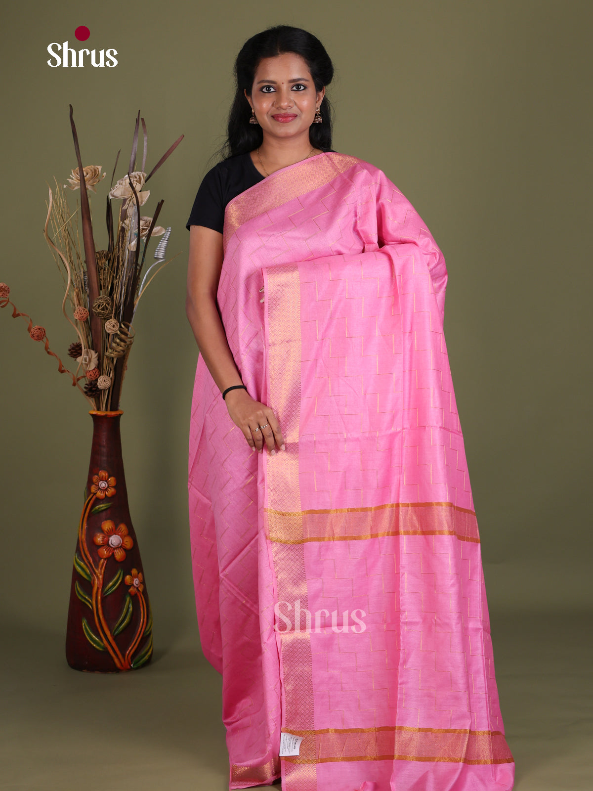 Semi Tussar Saree - EES21066