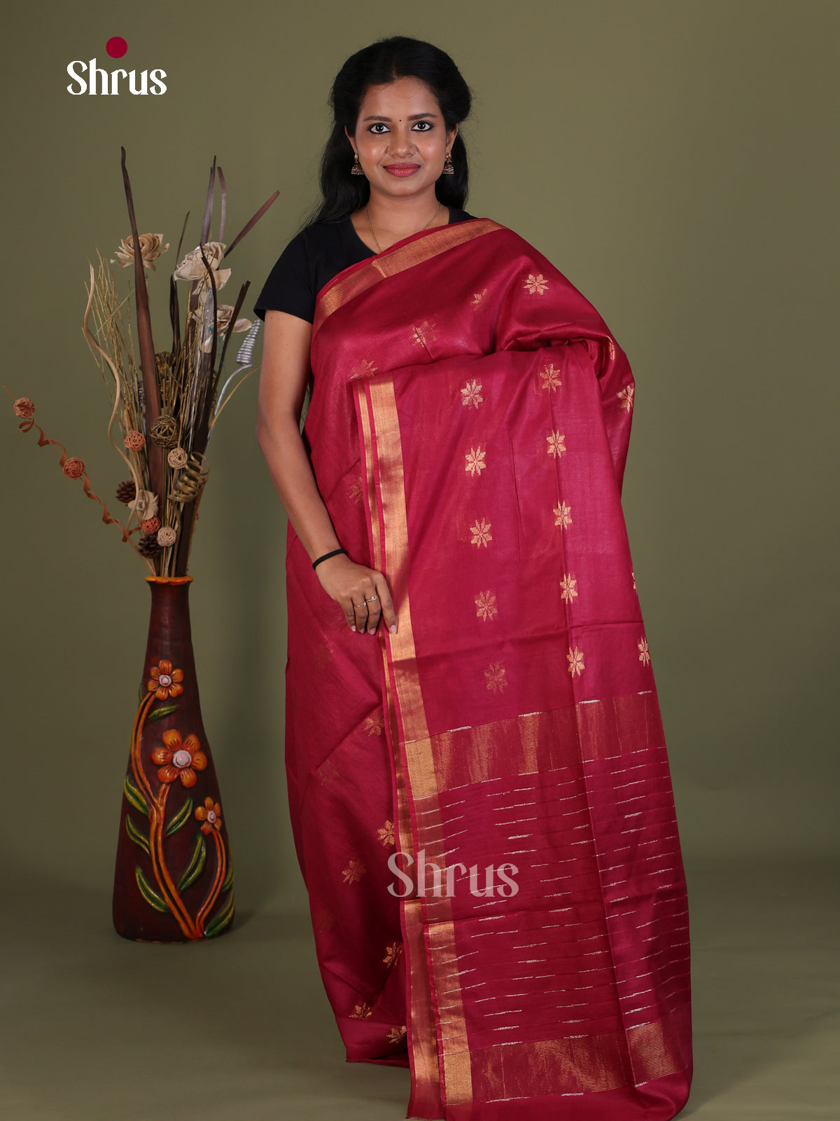 Semi Tussar Saree - EES21214