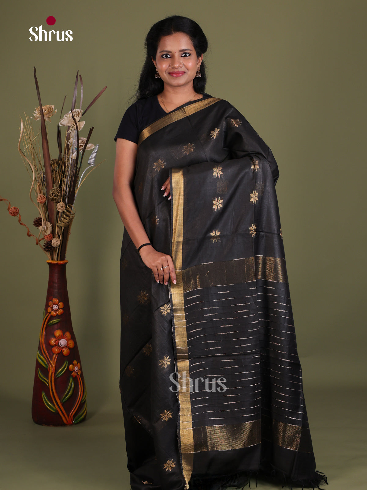 Semi Tussar Saree - EES21224