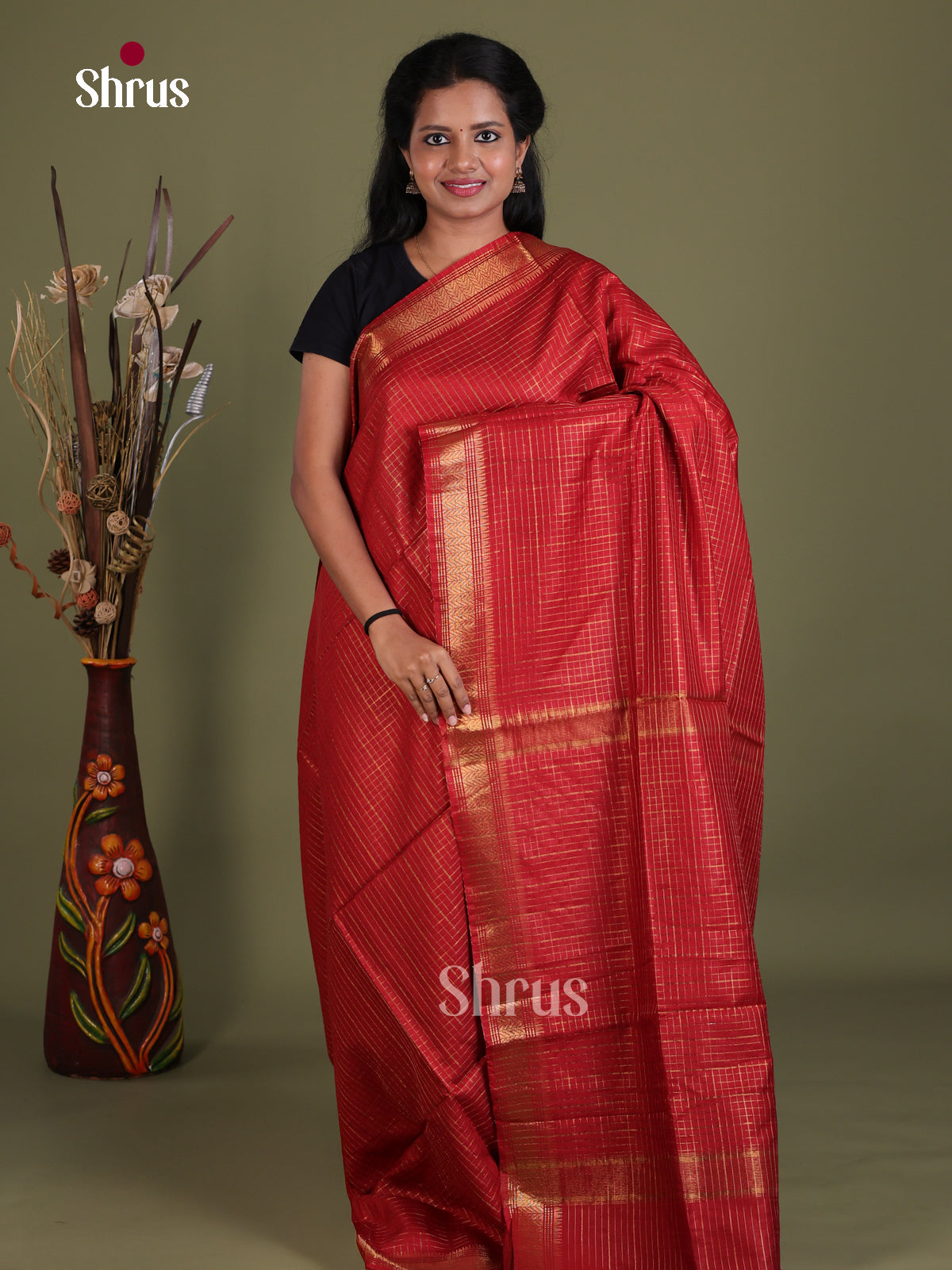 Semi Tussar Saree - EES21243