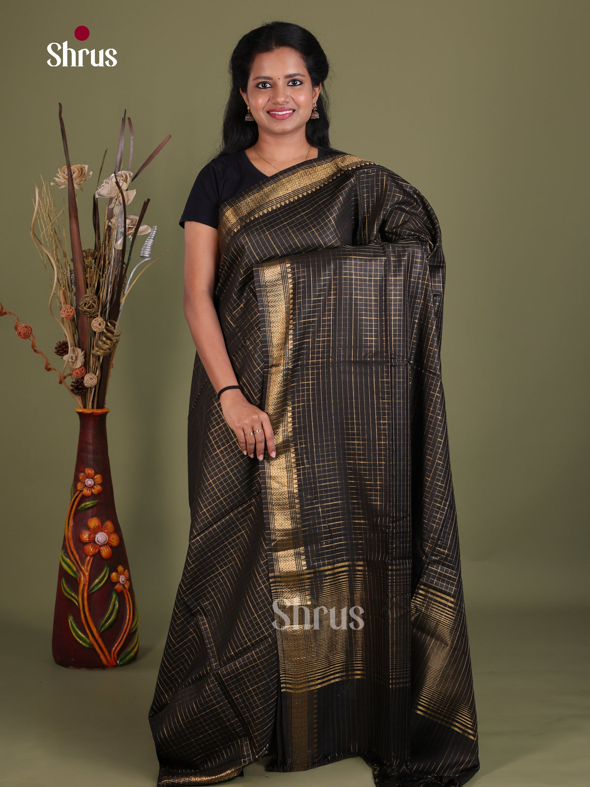 Semi Tussar Saree - EES21245
