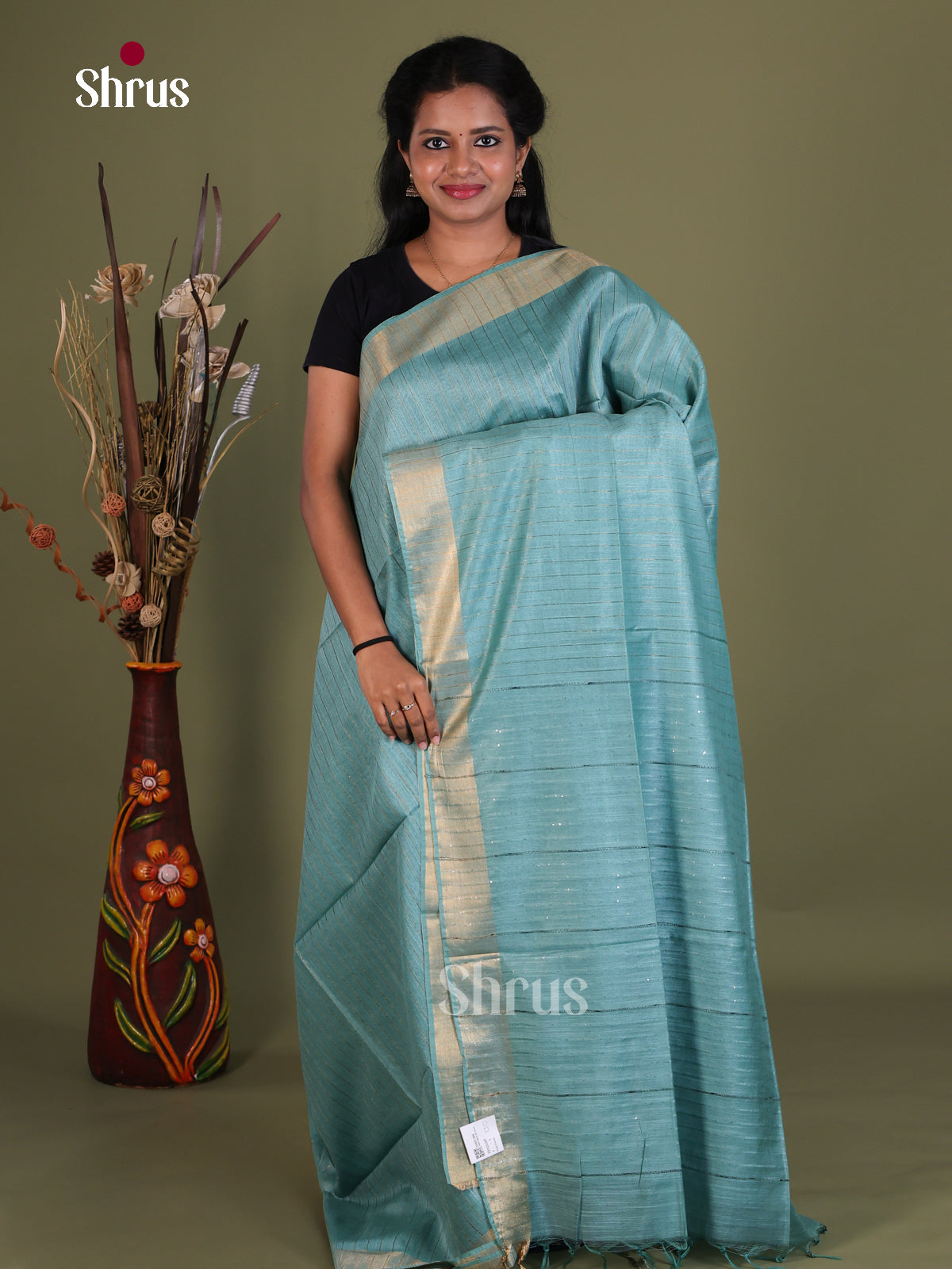 Semi Tussar Saree - EES21247