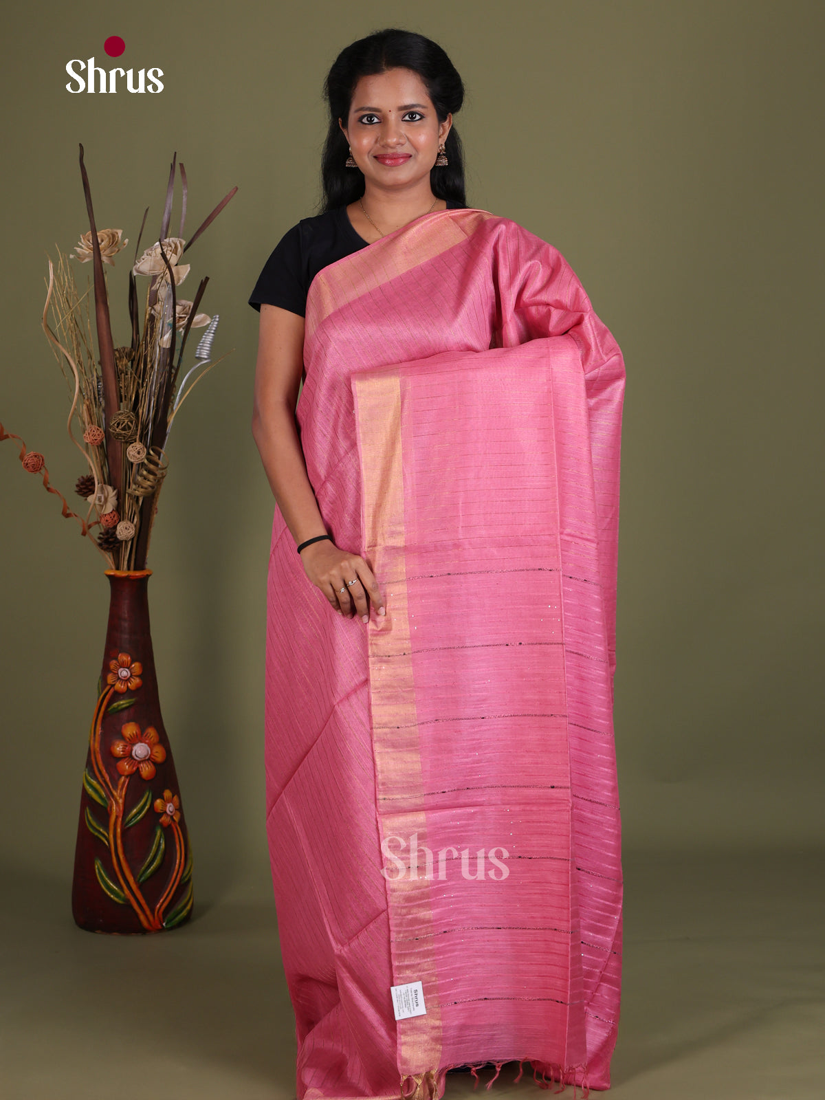 Semi Tussar Saree - EES21260
