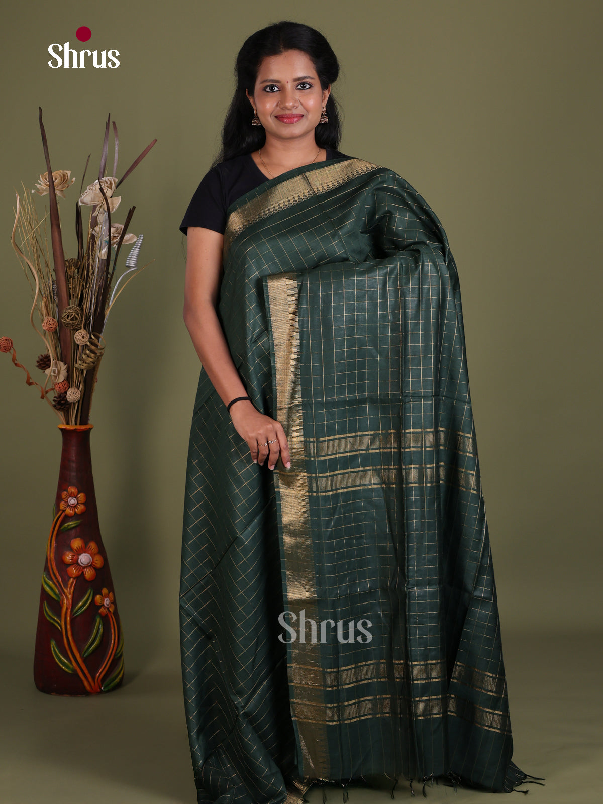 Semi Tussar Saree - EES21264