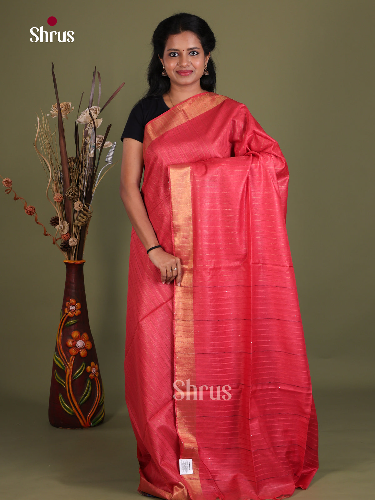 Semi Tussar Saree - EES21267