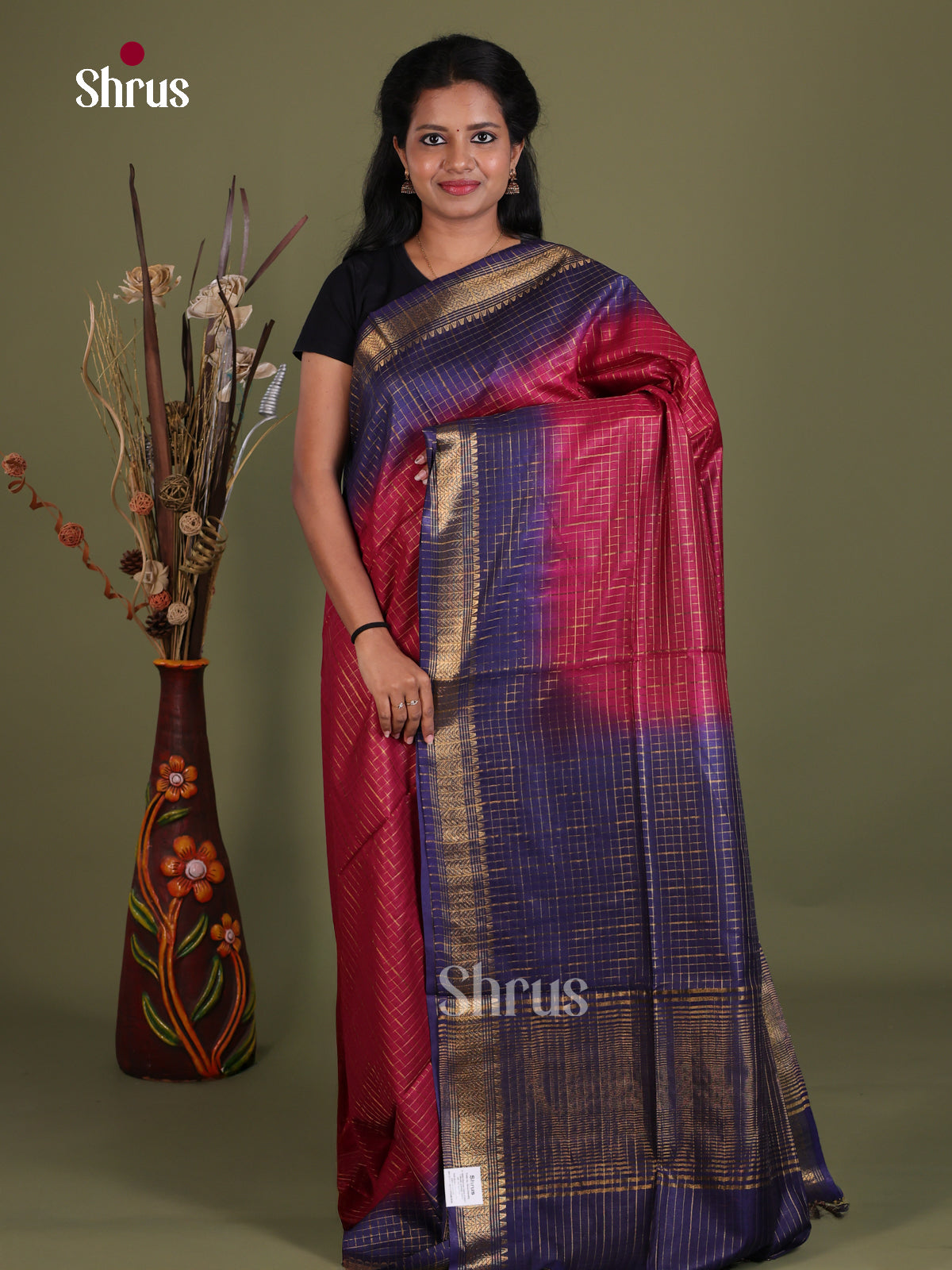 Semi Tussar Saree - EES21272