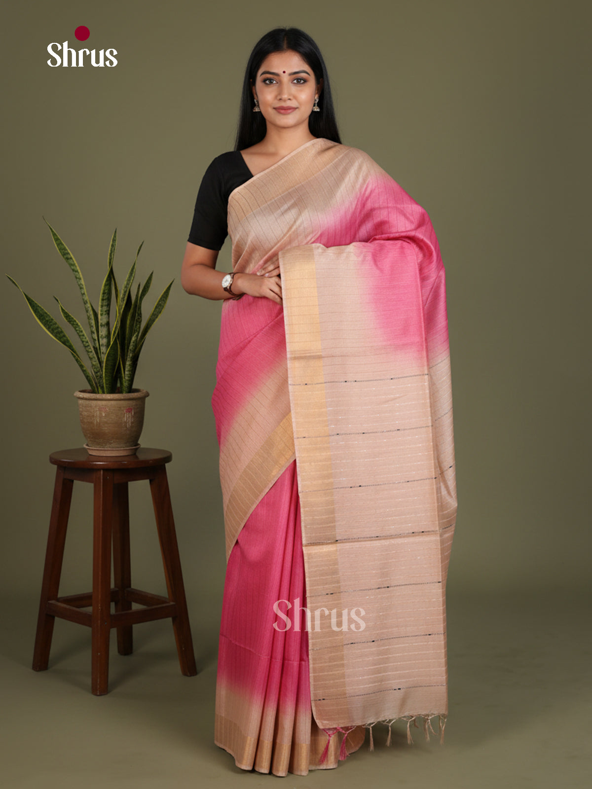 Semi Tussar Saree - EES21285