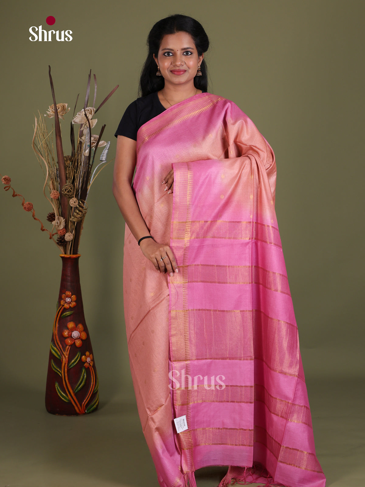 Semi Tussar Saree - EES21333