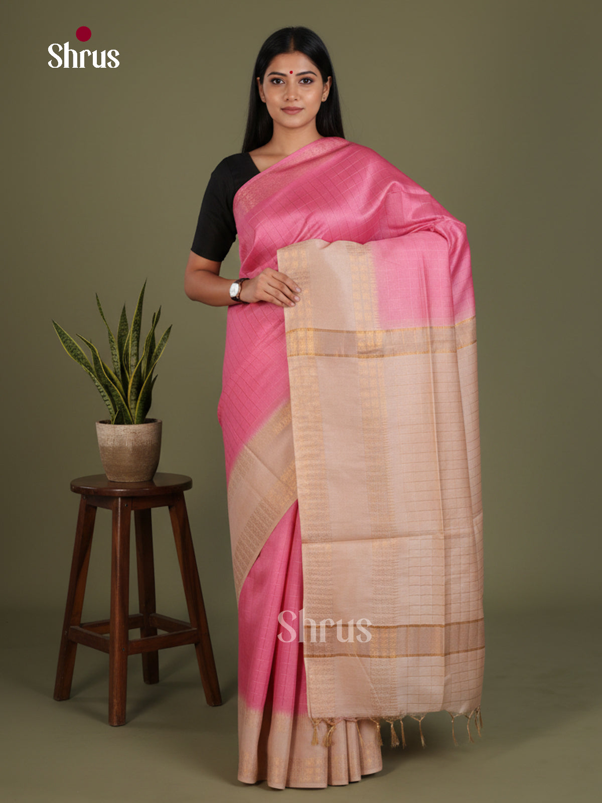 Semi Tussar Saree - EES21347