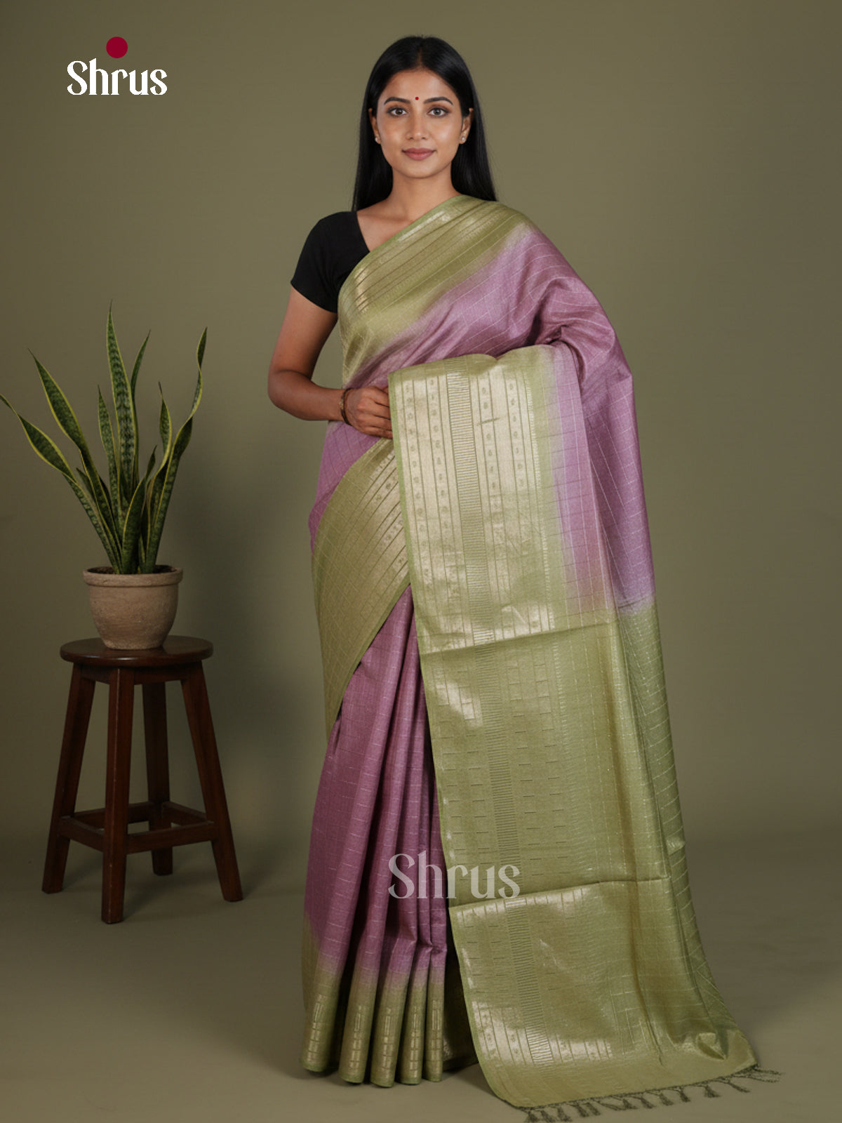 Semi Tussar Saree - EES21366