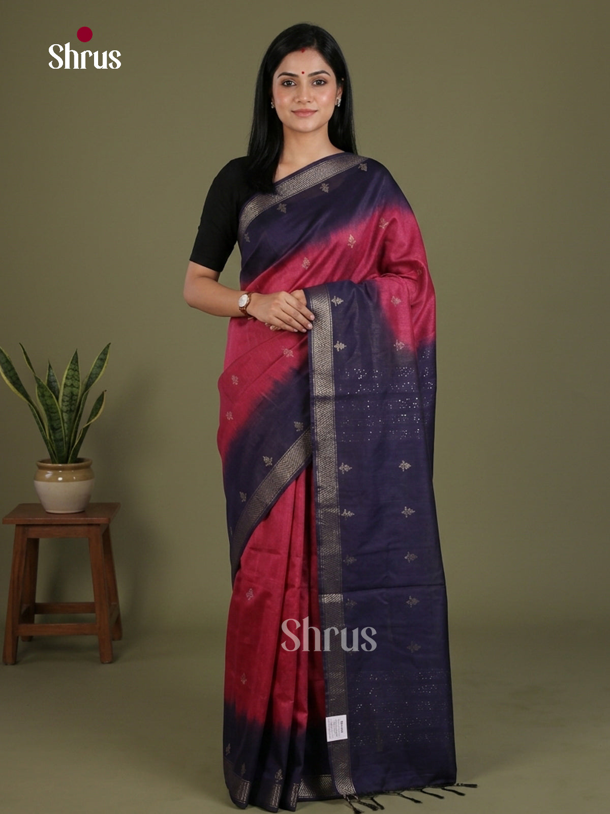 Semi Tussar Saree - EES21378