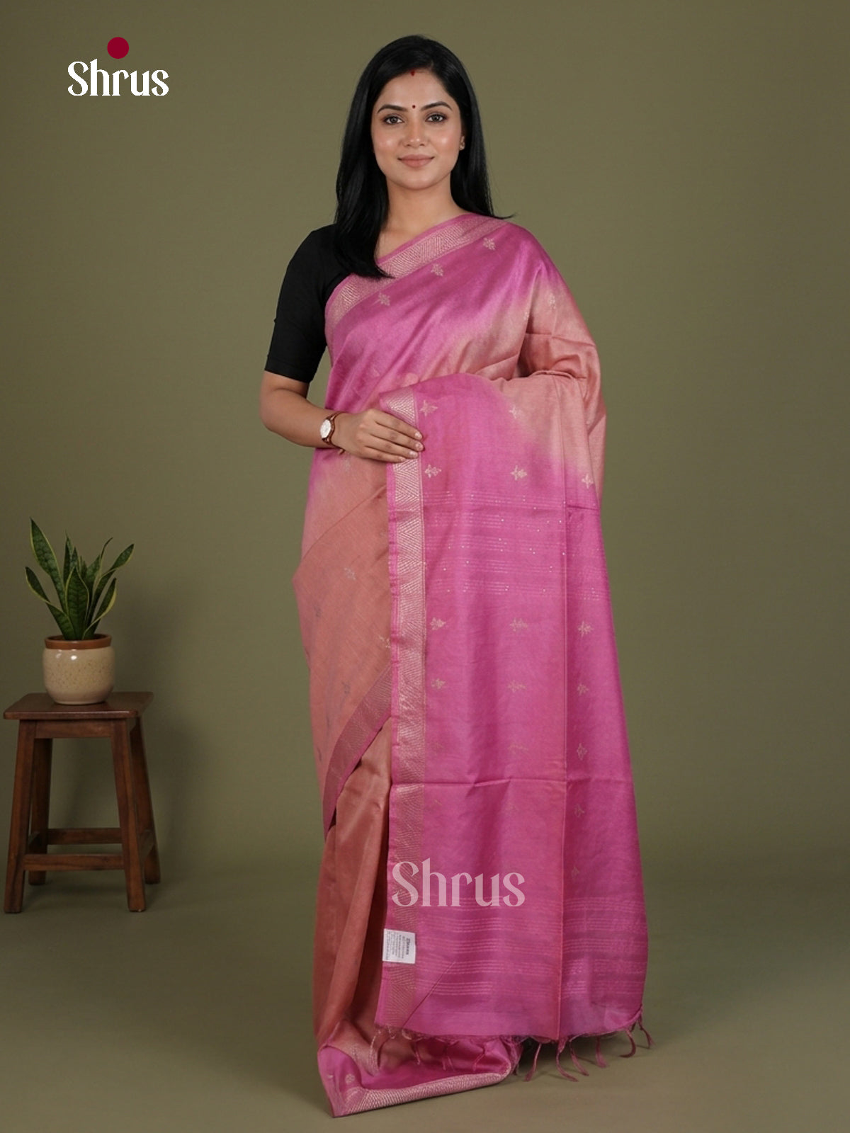 Semi Tussar Saree - EES21380