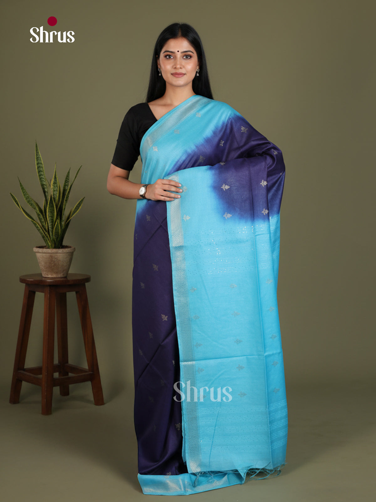 Semi Tussar Saree - EES21381