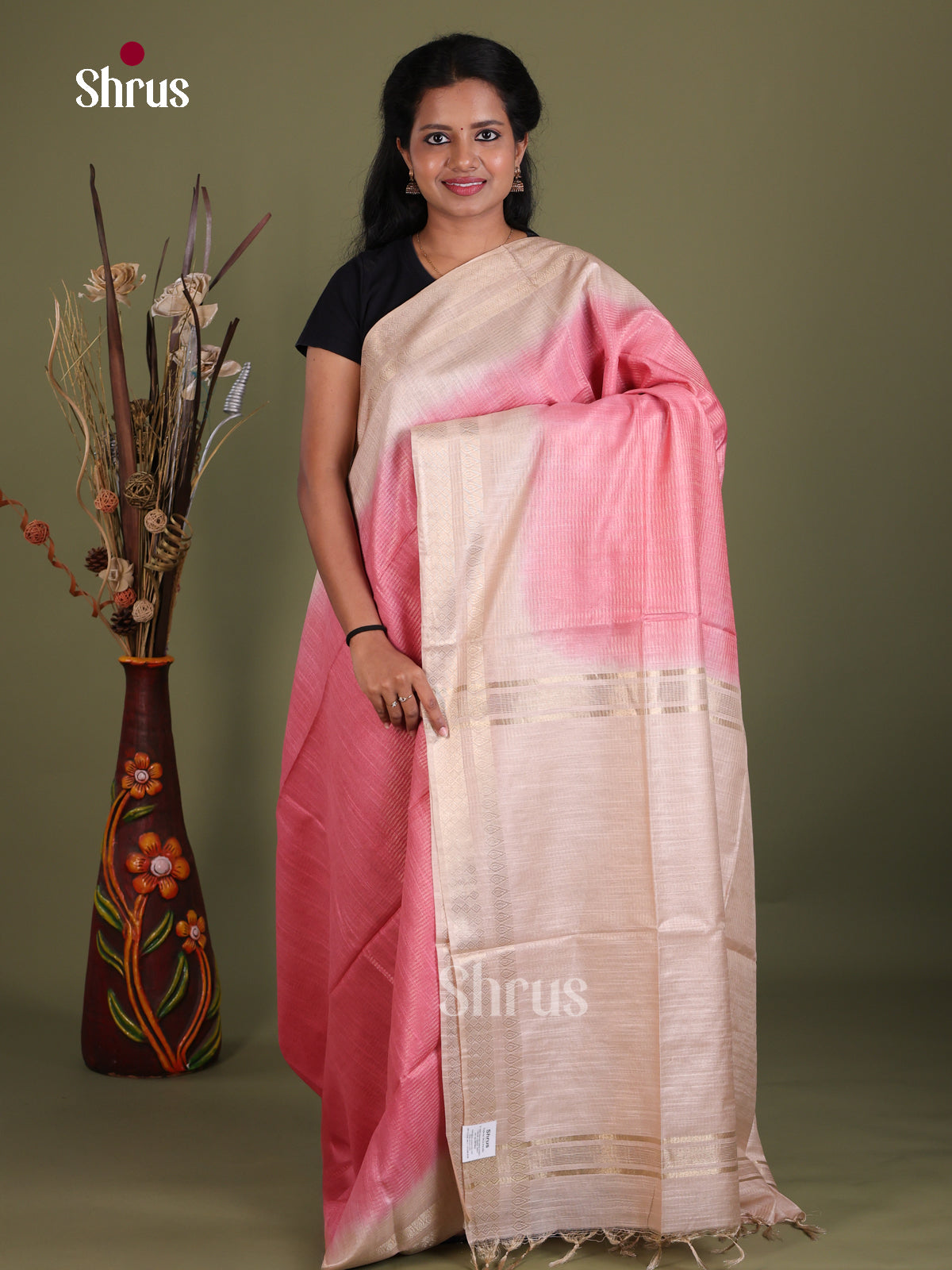 Semi Tussar Saree - EES21452