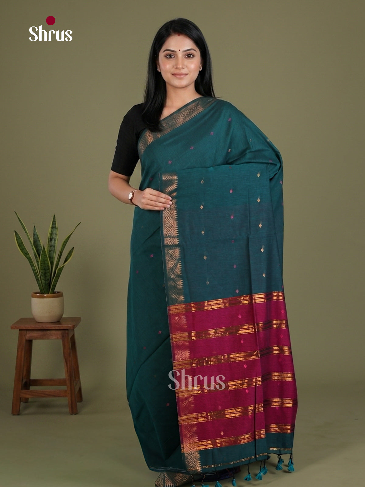 Bengal cotton Saree - EES21697