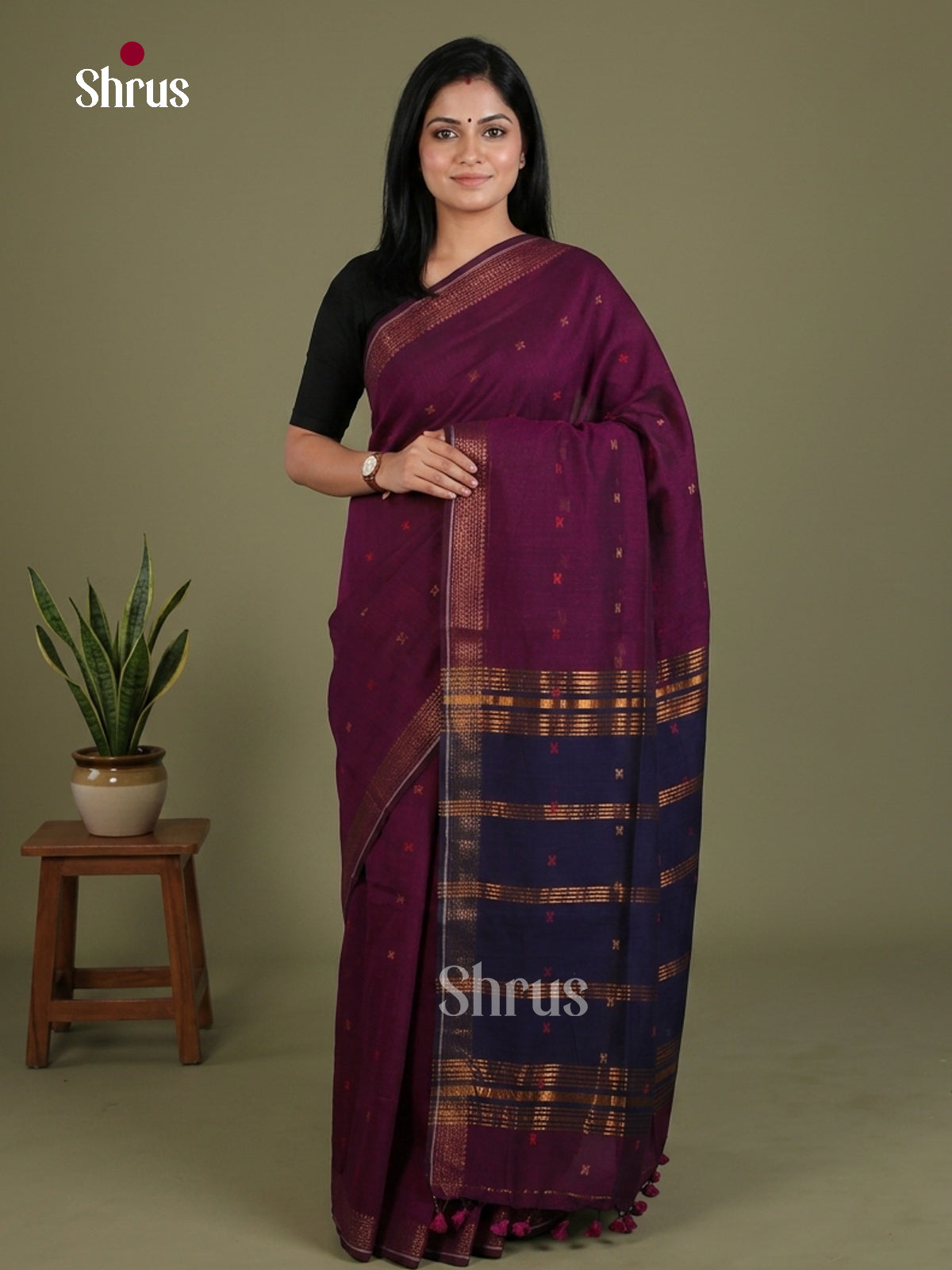 Bengal cotton Saree - EES21710