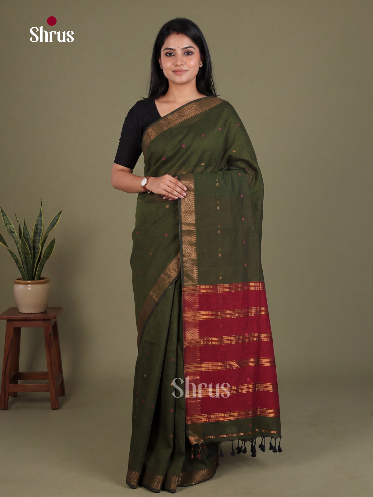 Bengal cotton Saree - EES21728
