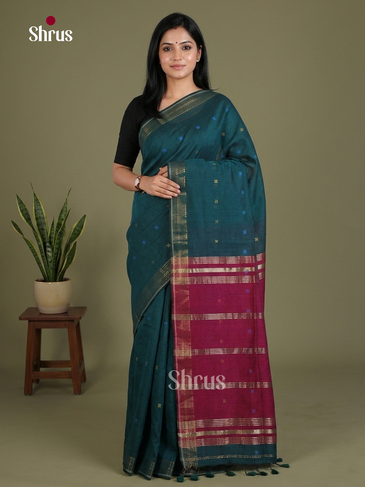 Bengal cotton Saree - EES21733