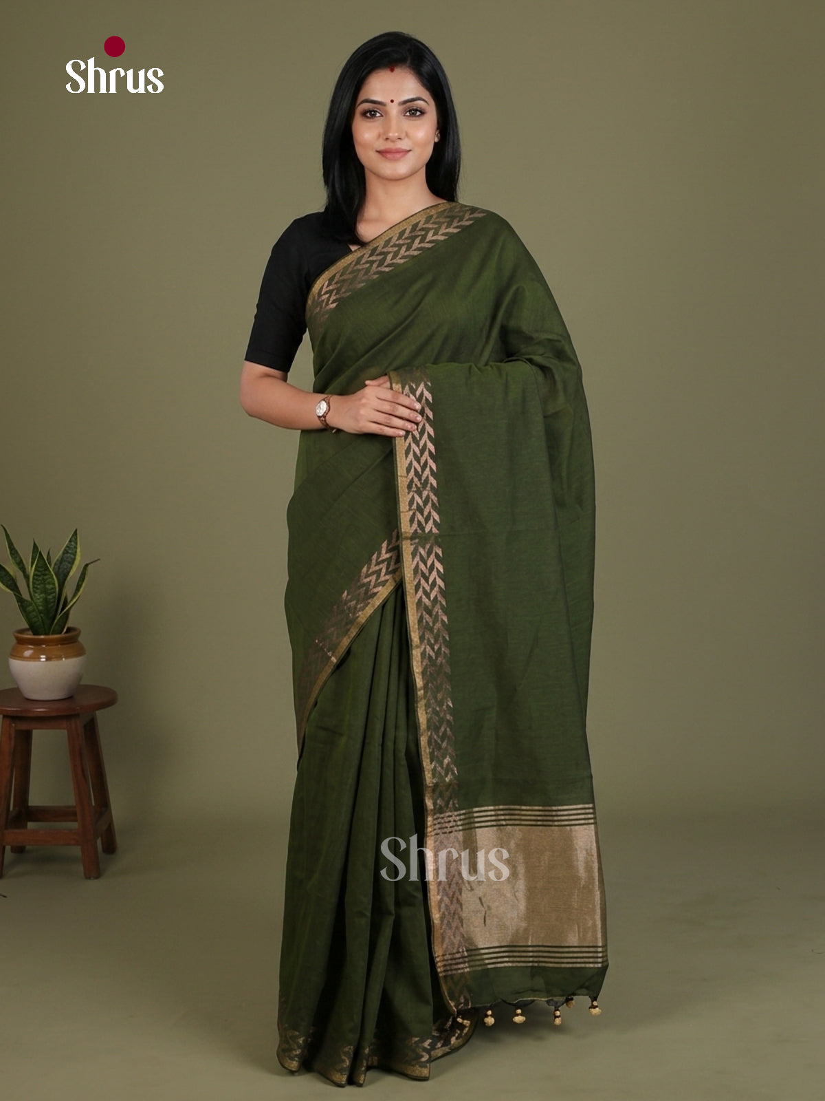 Bengal cotton Saree - EES21749