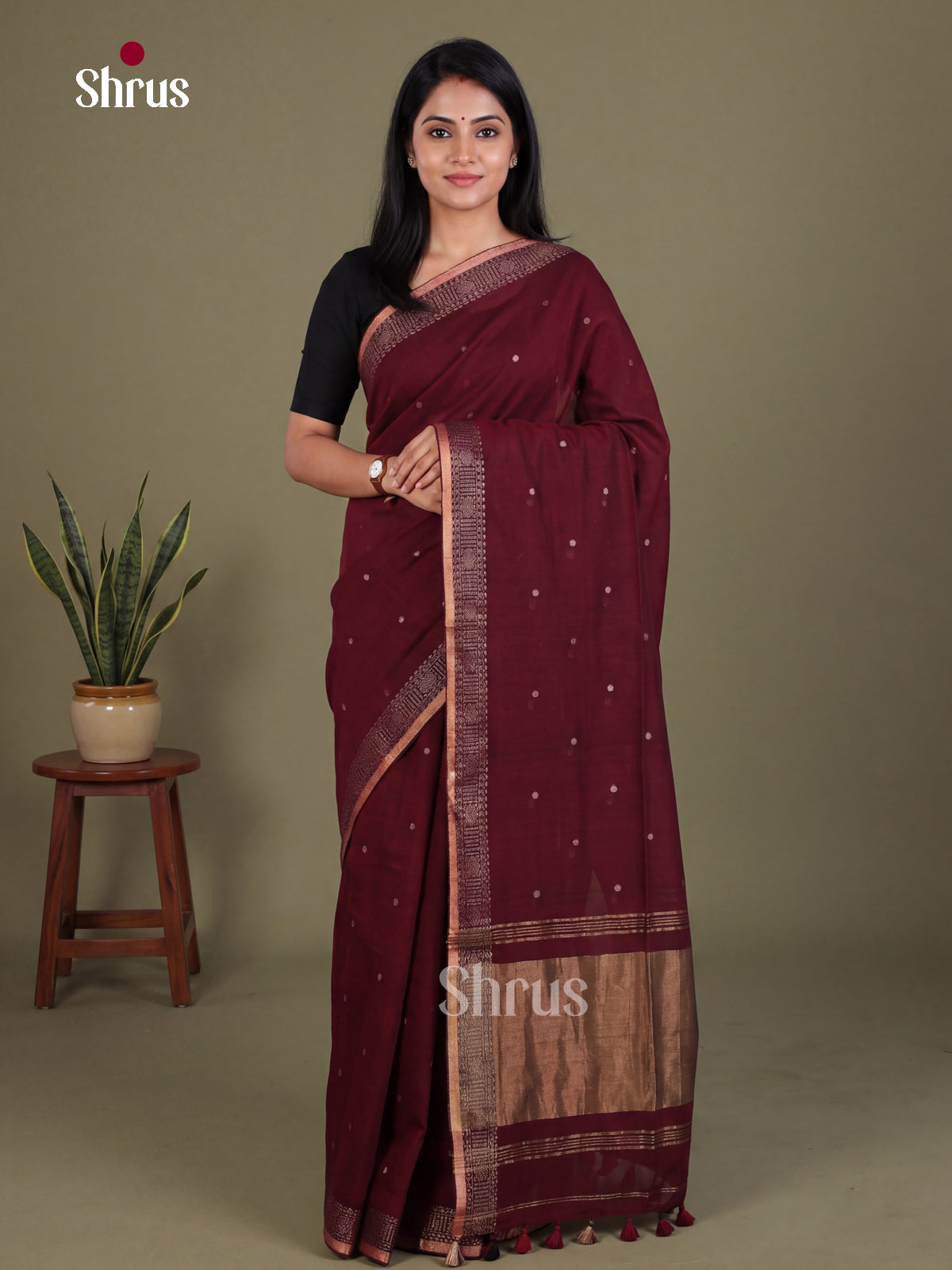 Bengal cotton Saree - EES21757