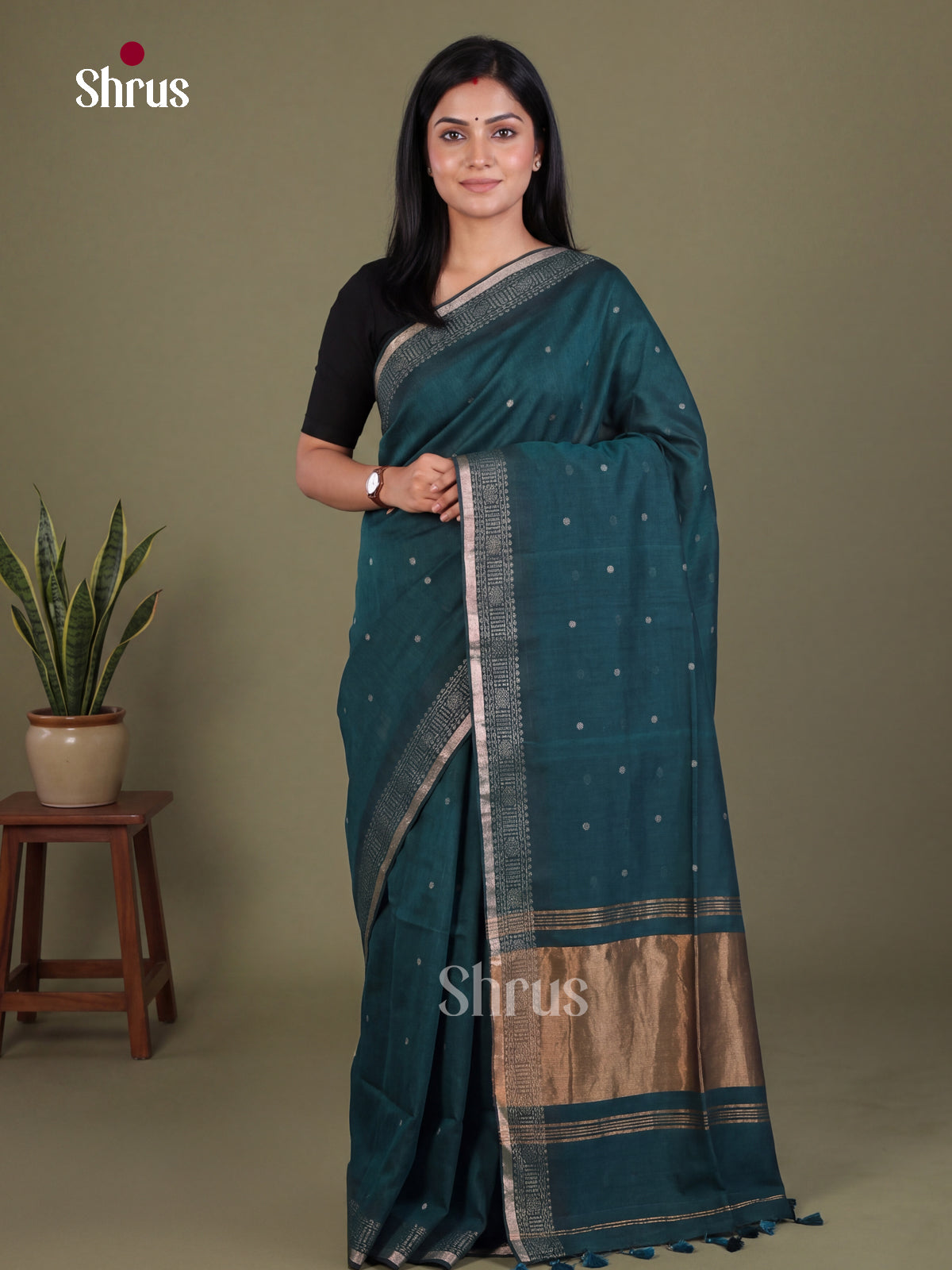 Bengal cotton Saree - EES21760