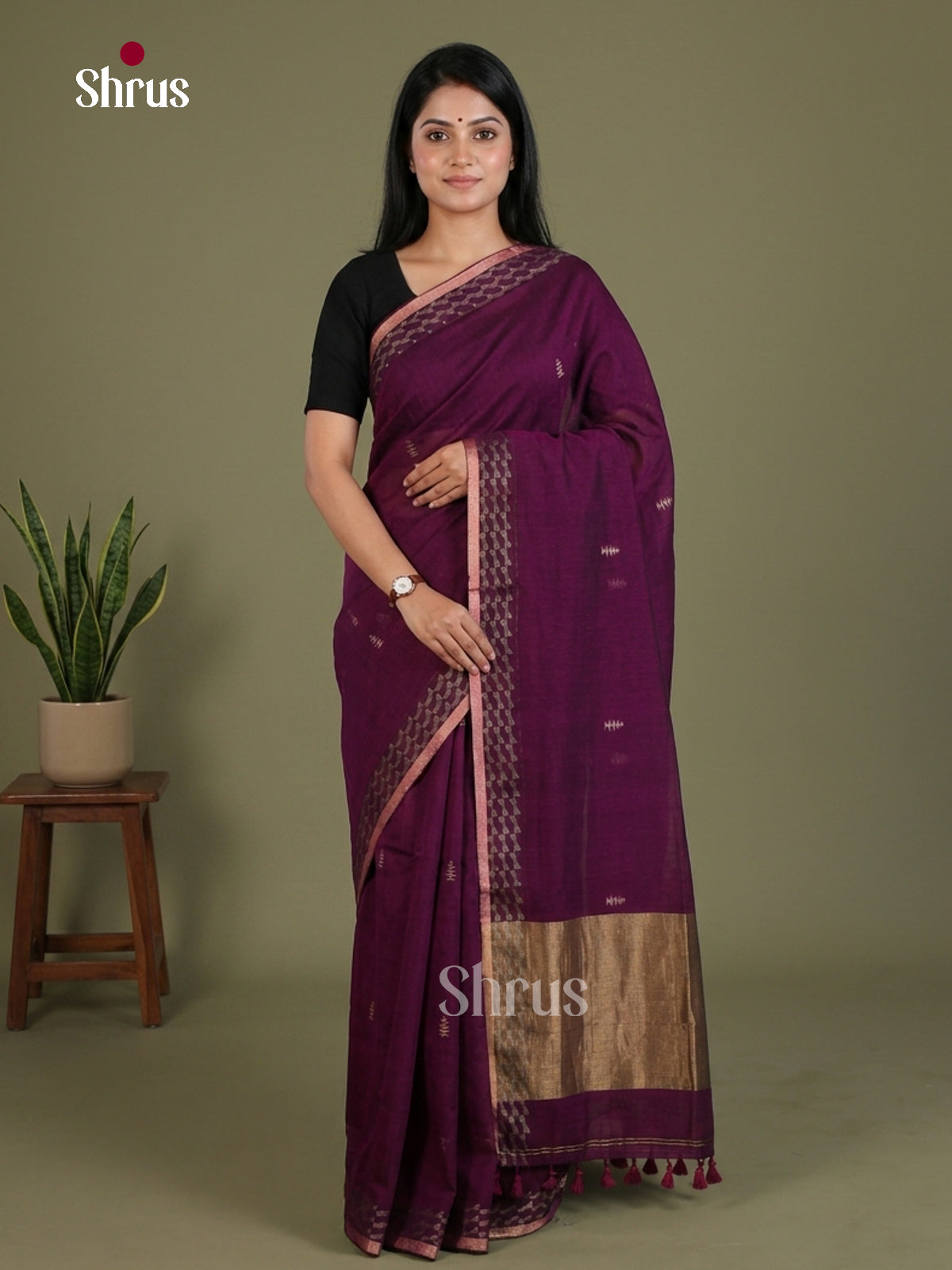 Bengal cotton Saree - EES21761