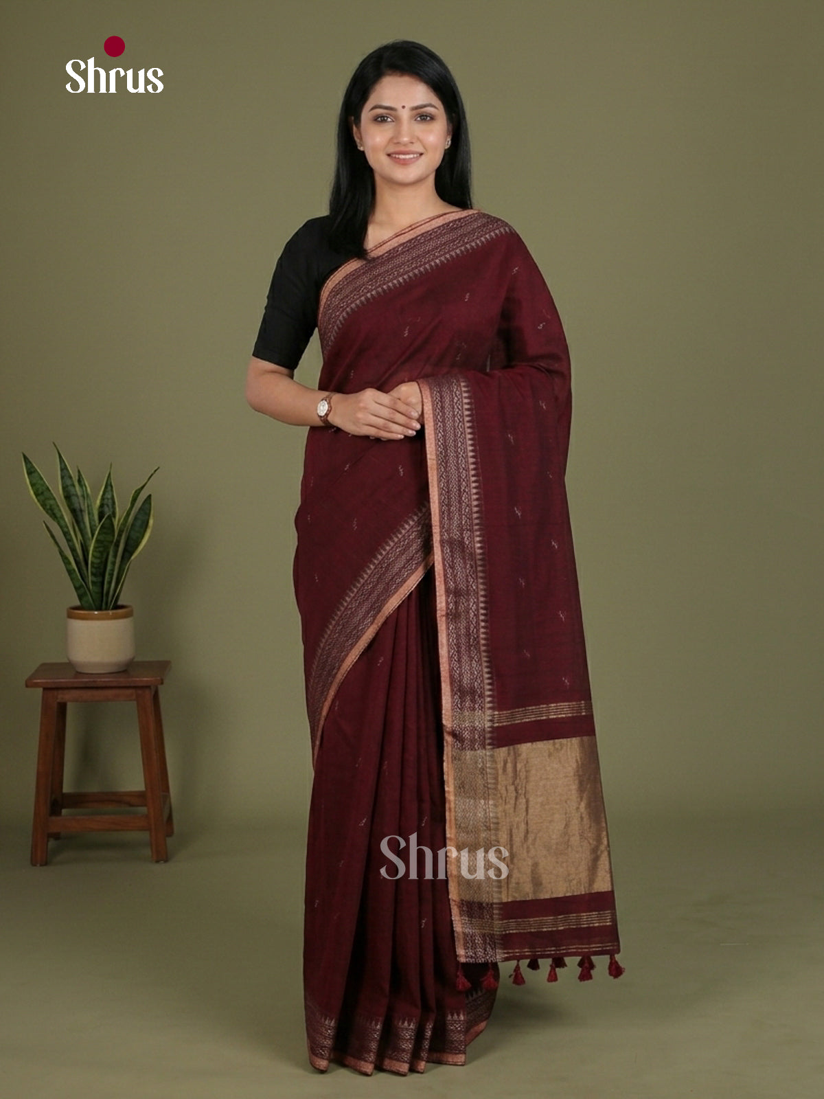 Bengal cotton Saree - EES21781