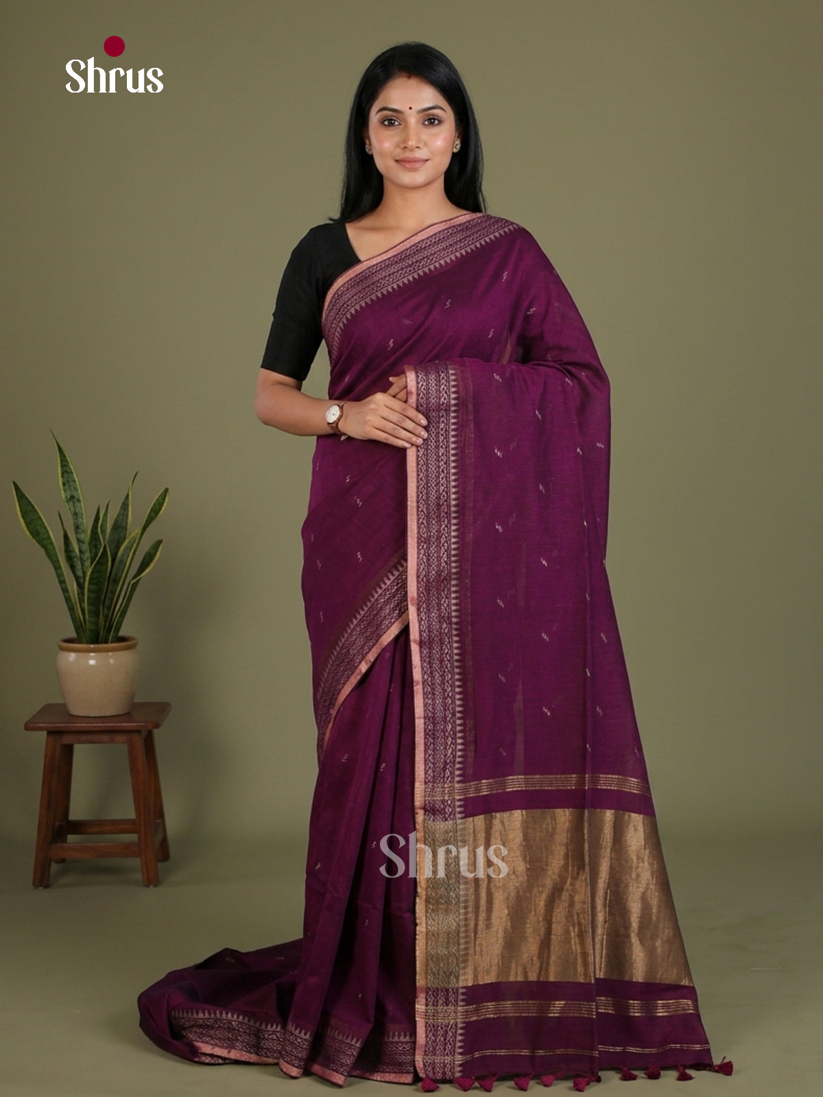 Bengal cotton Saree - EES21782