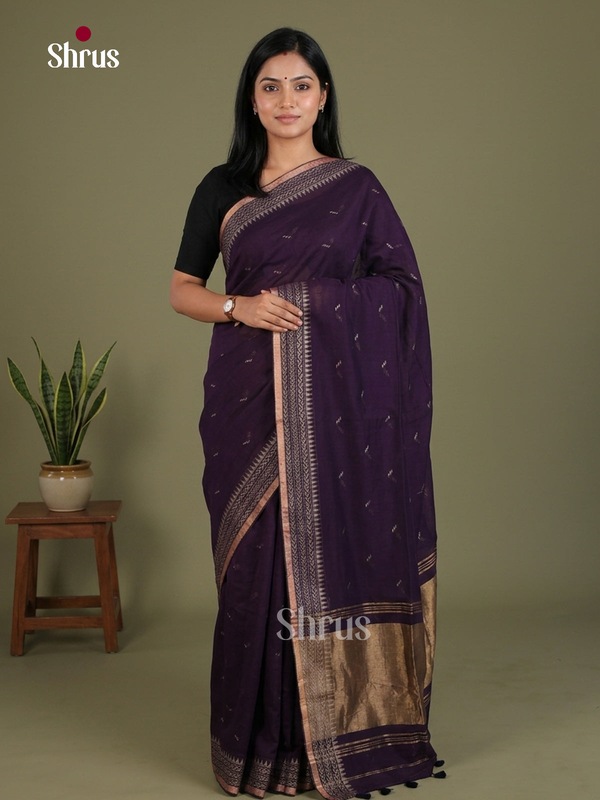 Bengal cotton Saree - EES21783