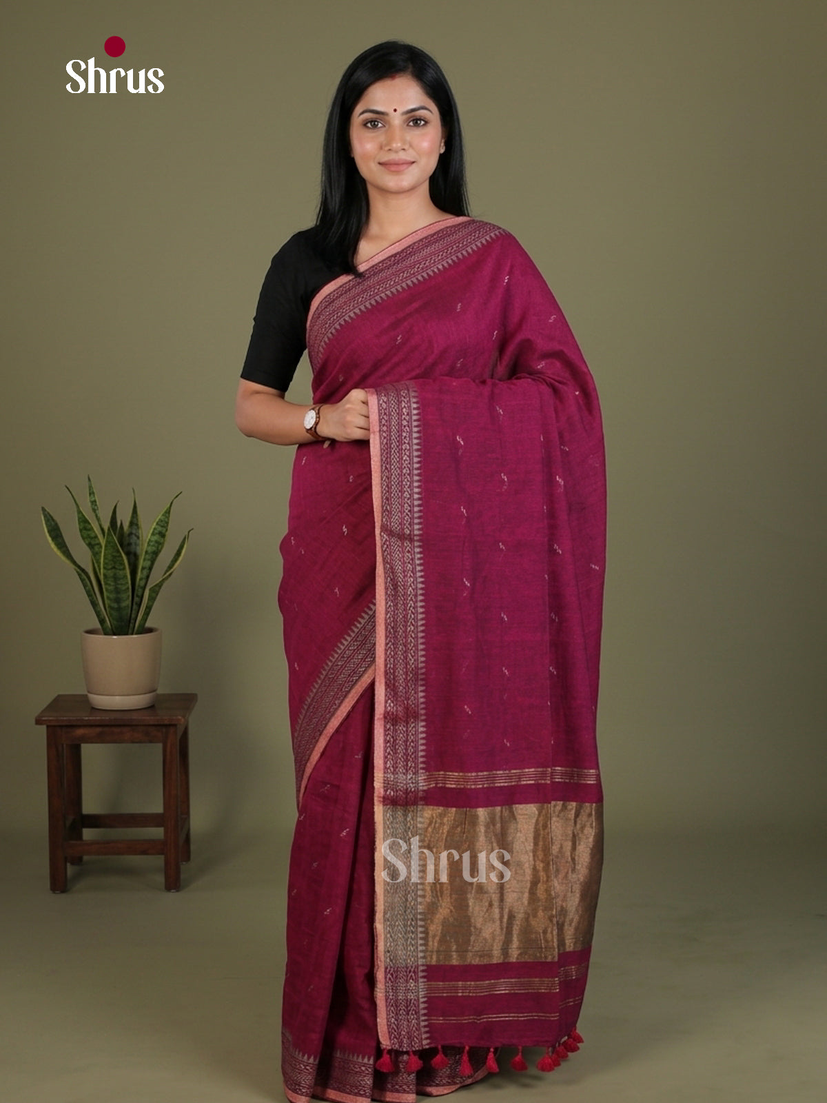Bengal cotton Saree - EES21786