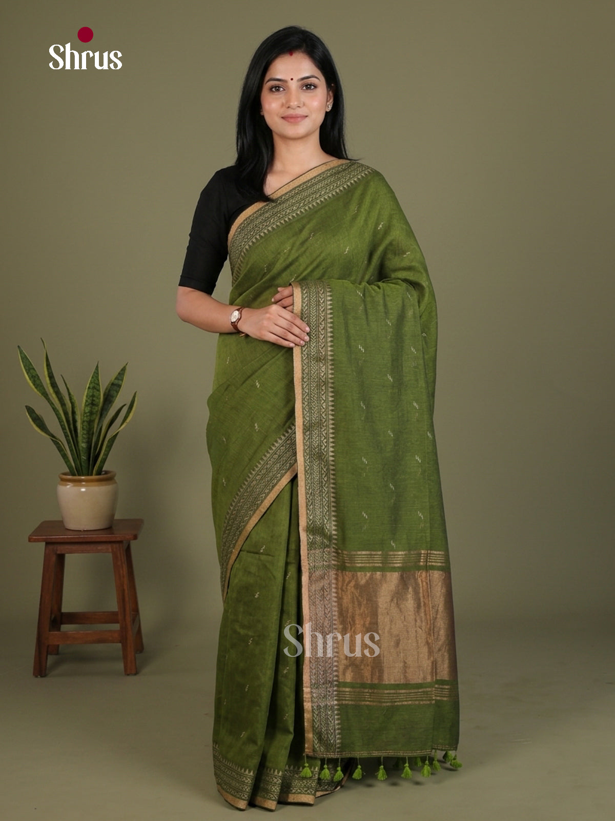 Bengal cotton Saree - EES21788