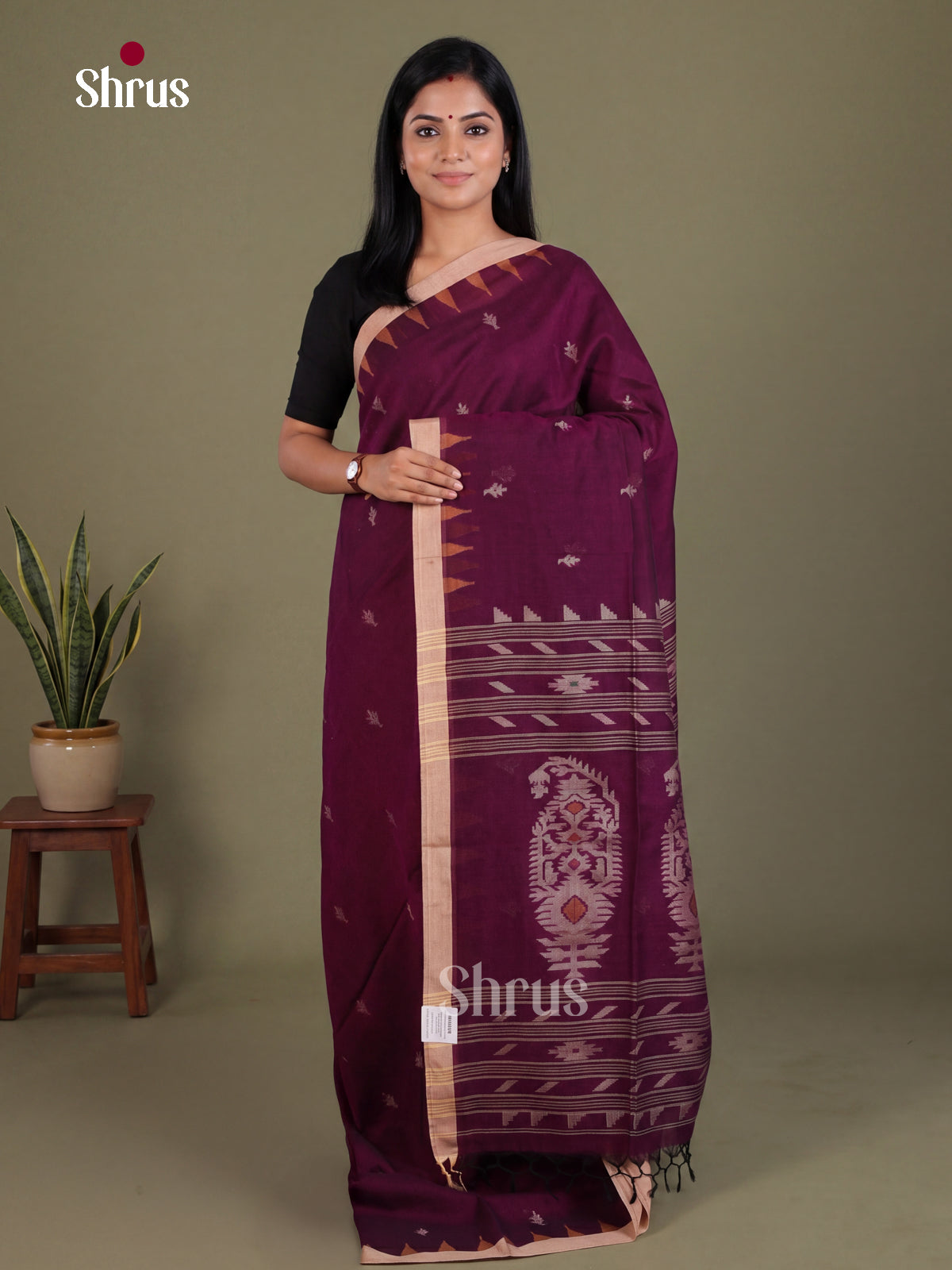 Bengal cotton Saree - EES21806