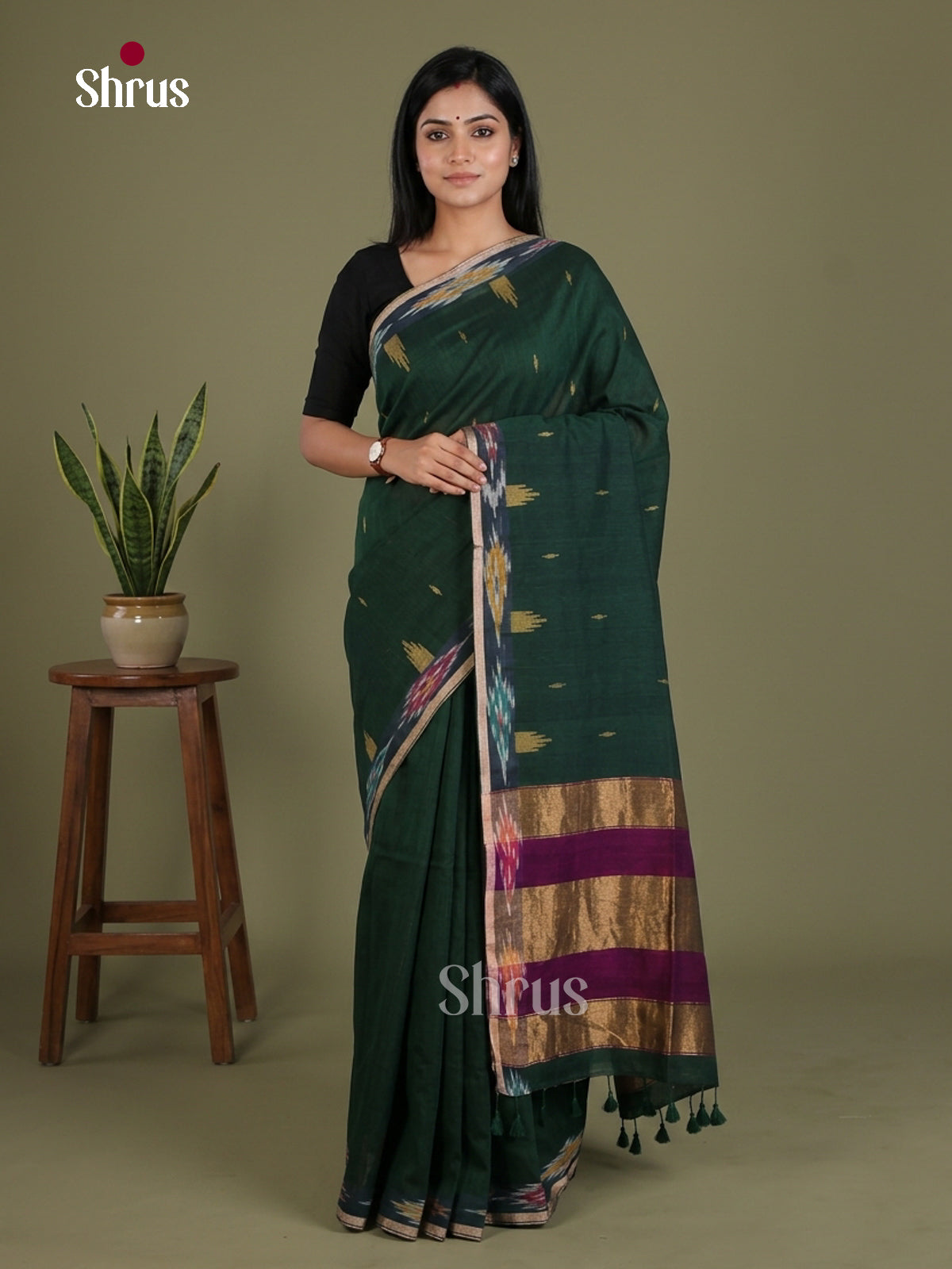 Bengal cotton Saree - EES21816