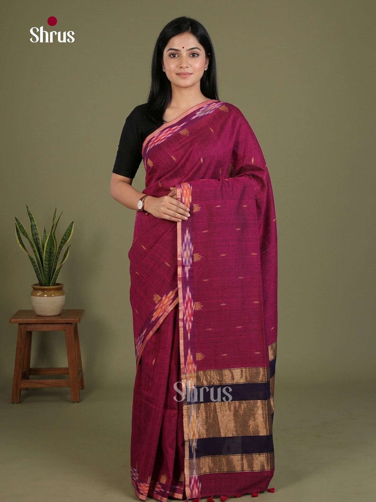 Bengal cotton Saree - EES21818