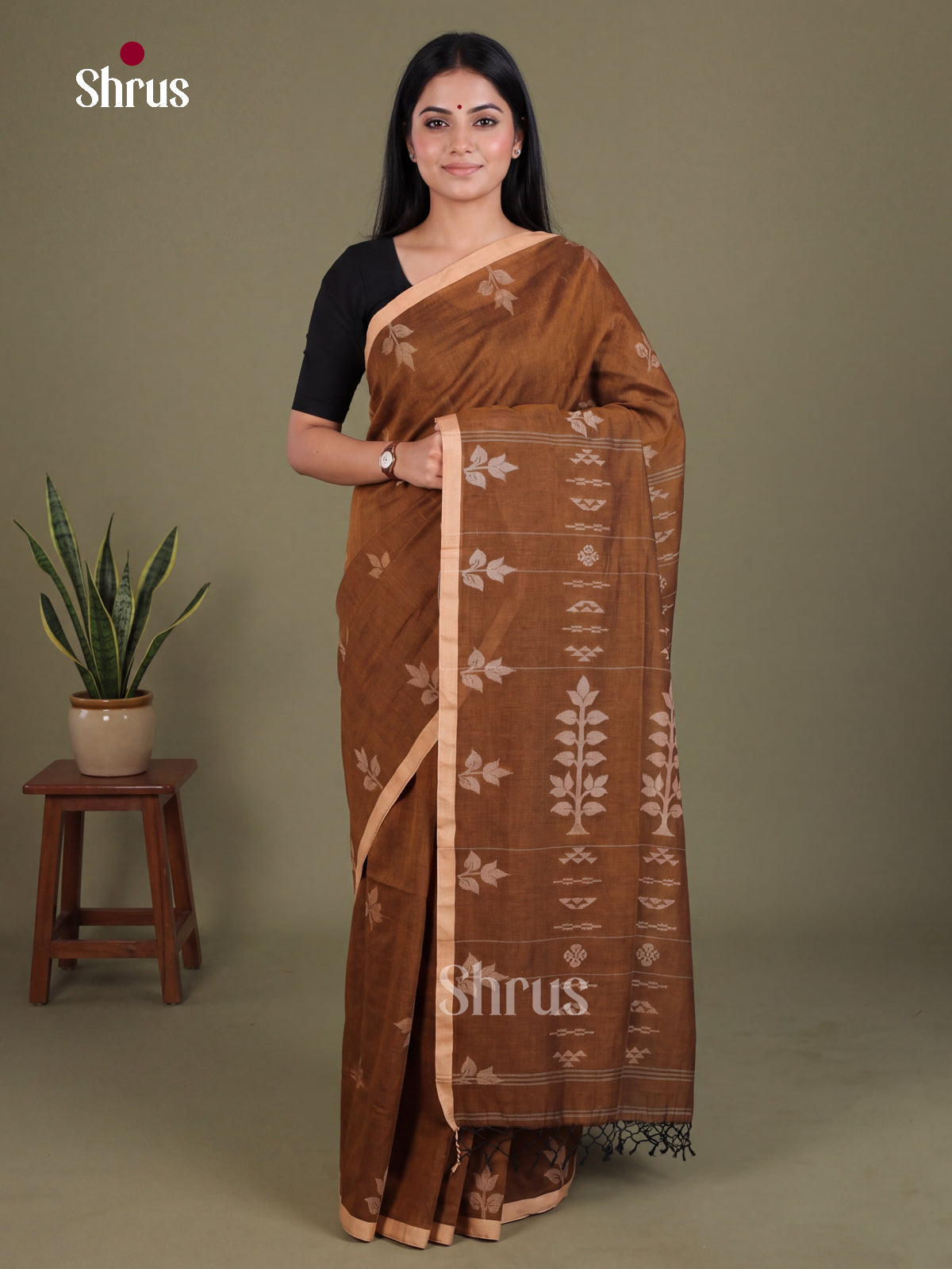 Bengal cotton Saree - EES21827