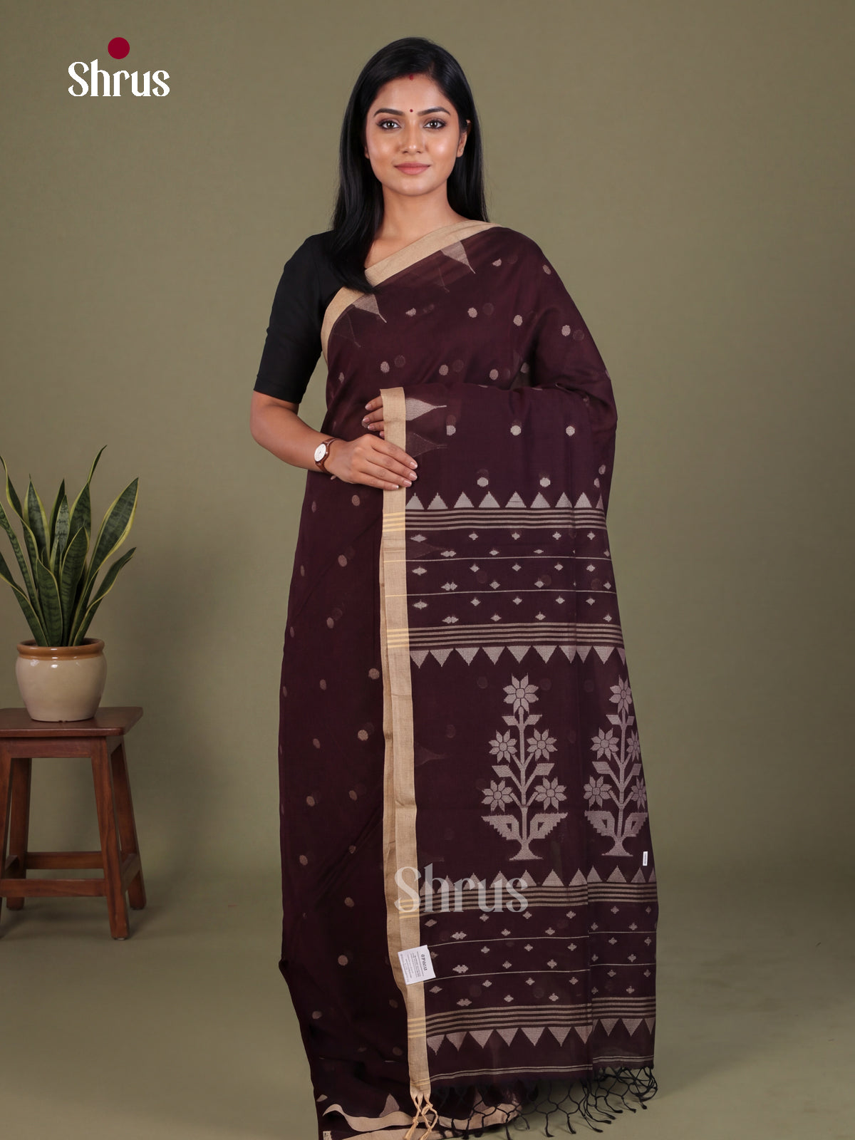 Bengal cotton Saree - EES21842