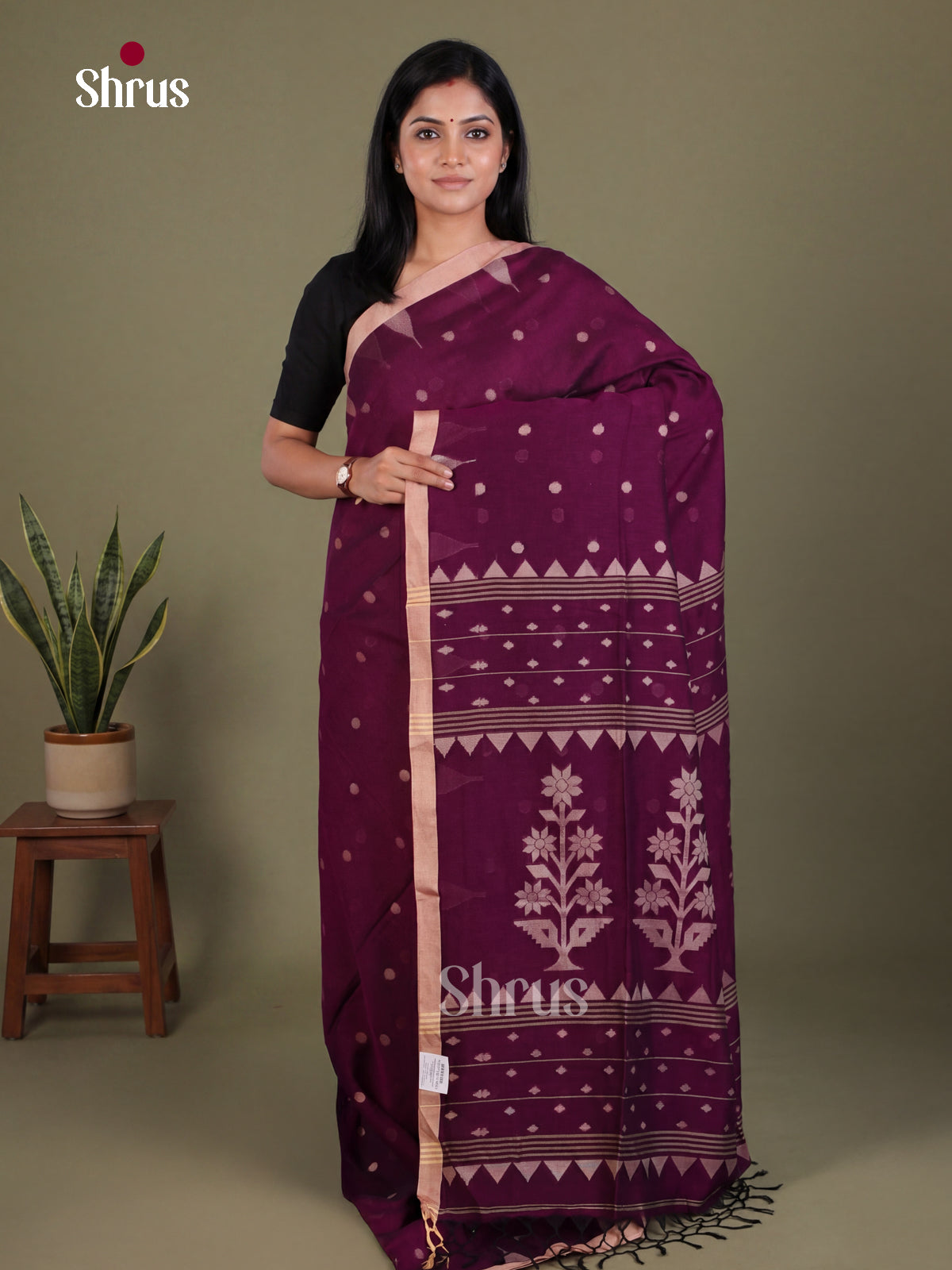 Bengal cotton Saree - EES21844