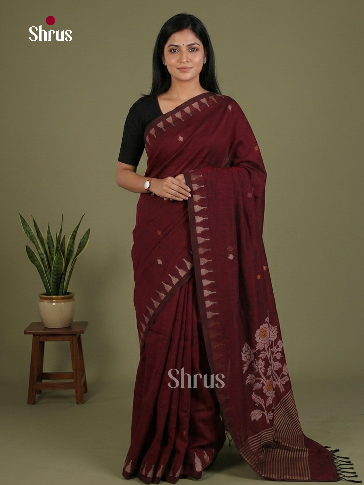 Bengal cotton Saree - EES21847