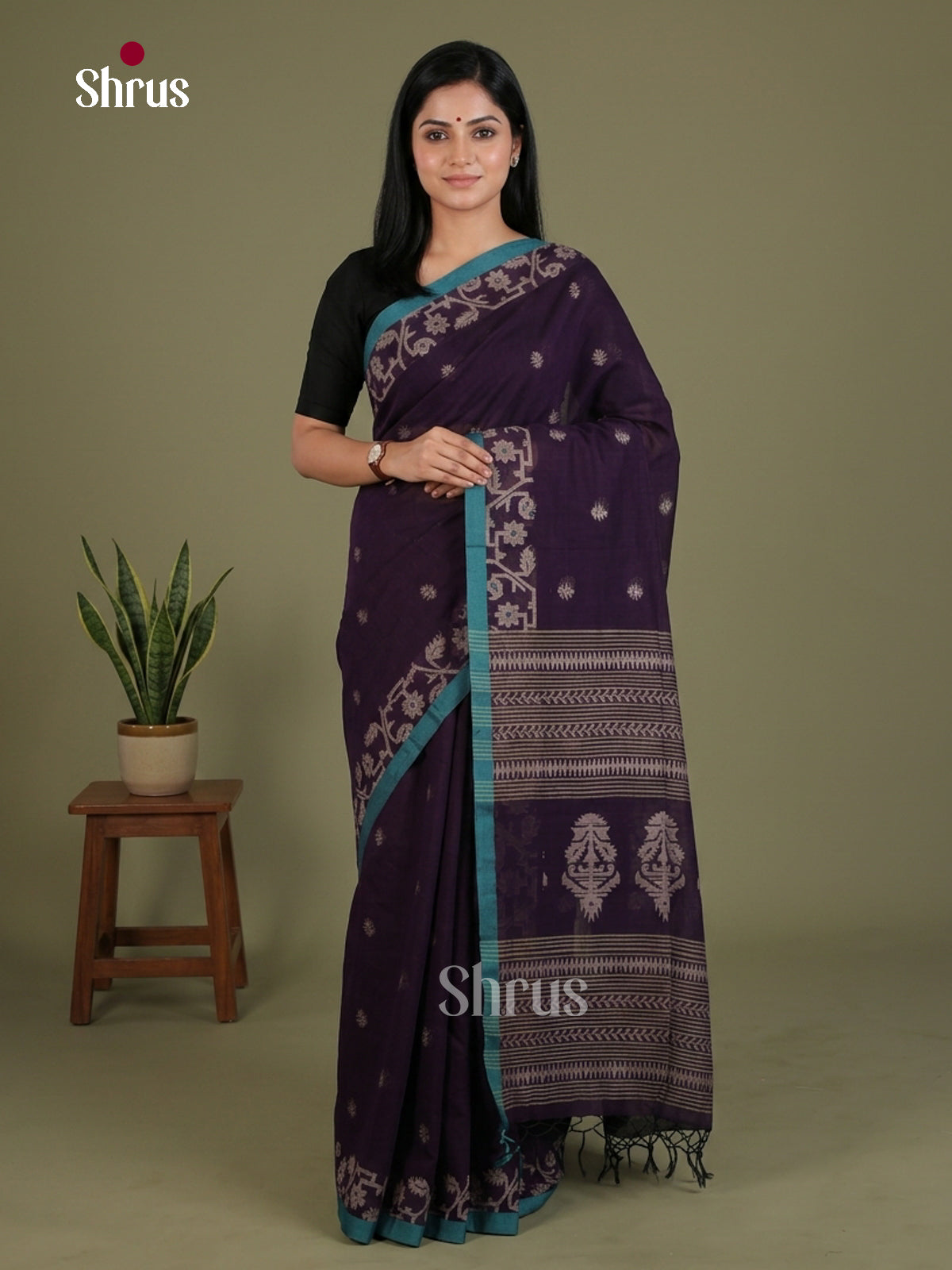Bengal cotton Saree - EES21852