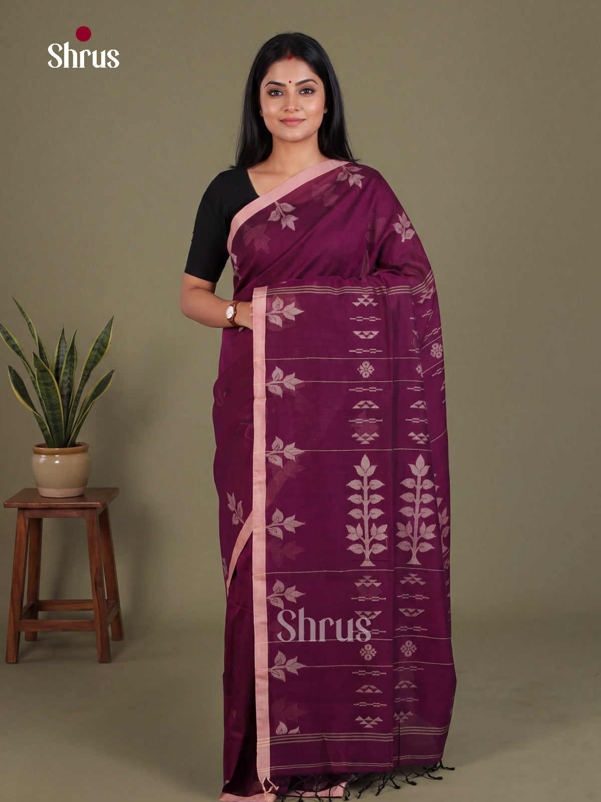 Bengal cotton Saree - EES21856