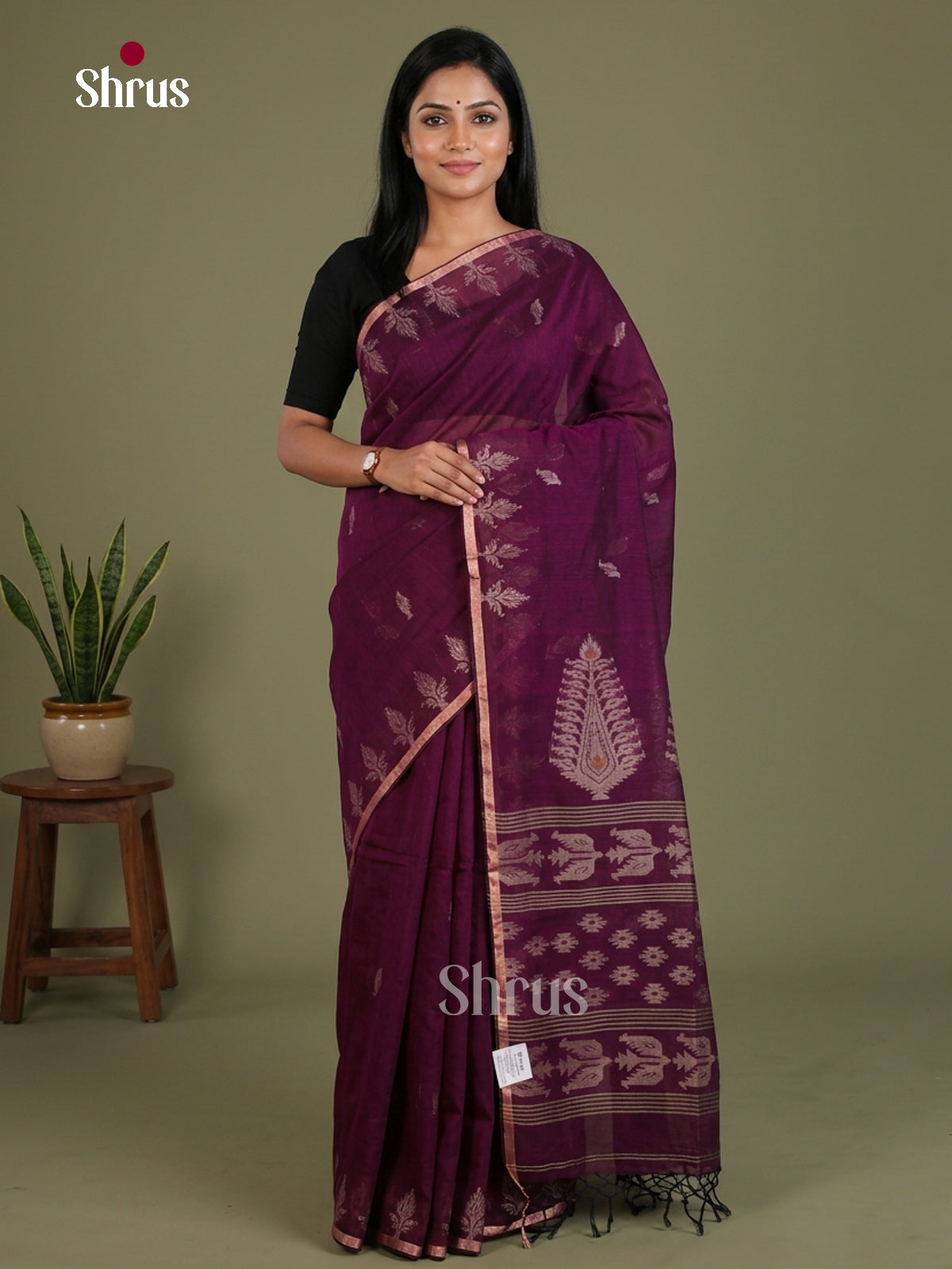 Bengal cotton Saree - EES21866