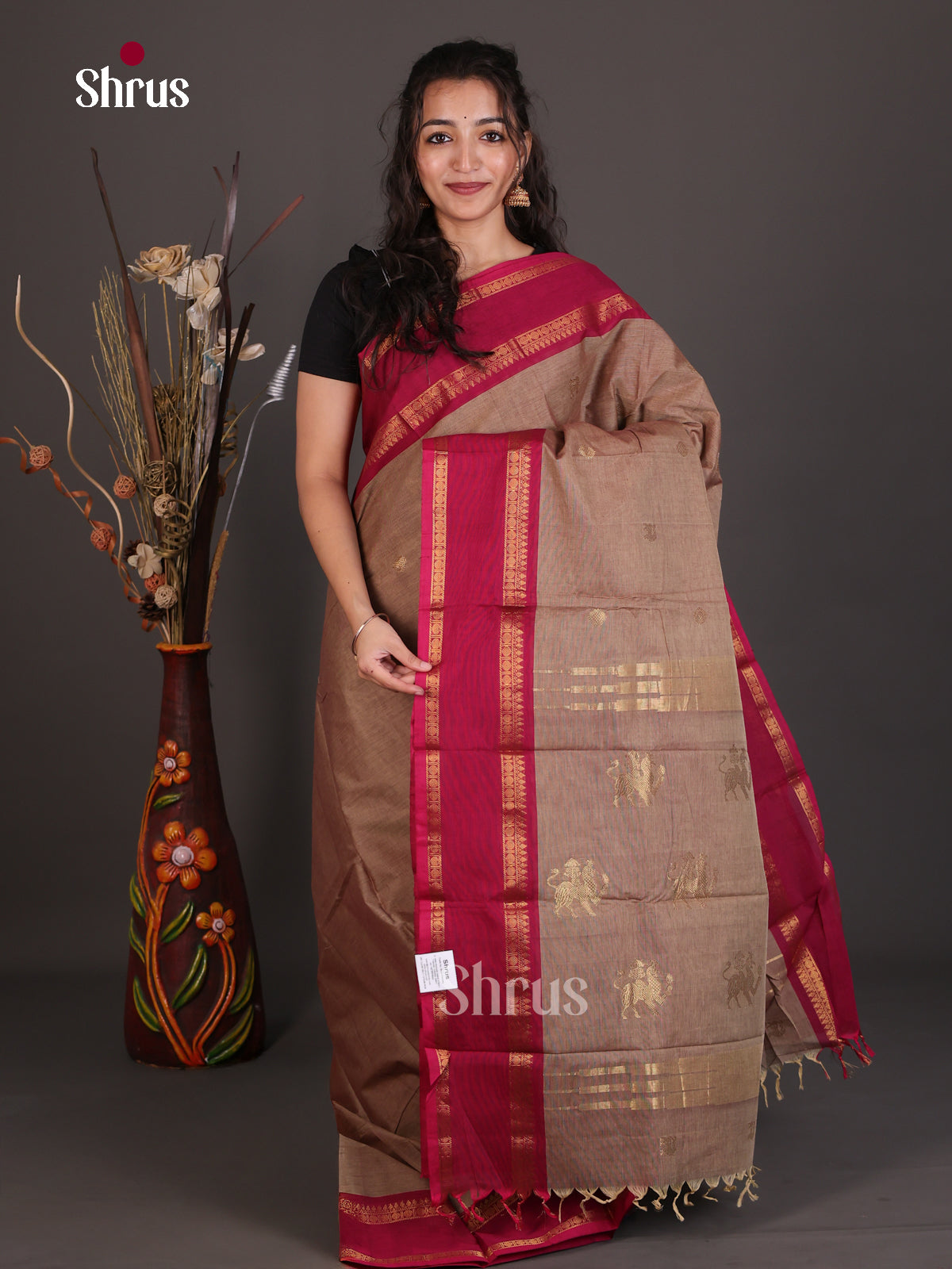 Chettinad Cotton Saree - EES22035