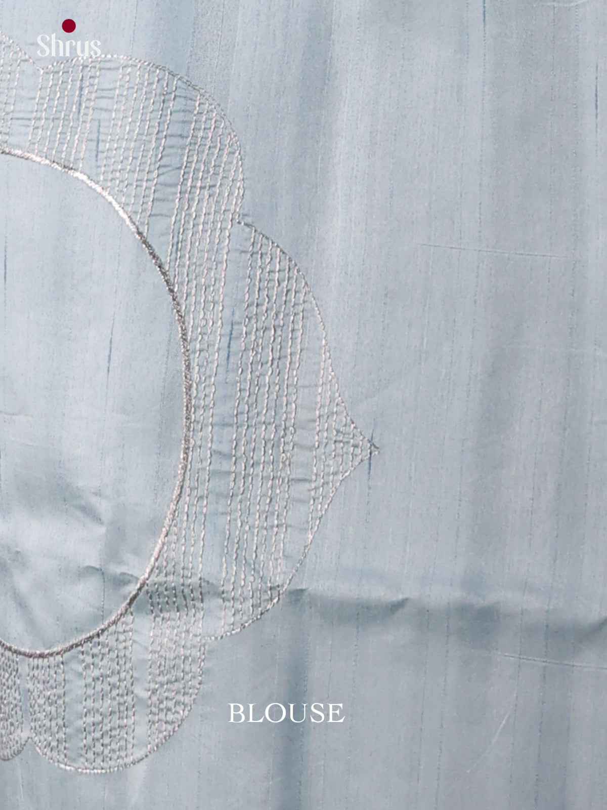Semi Rawsilk Embroidery Saree - EES22126